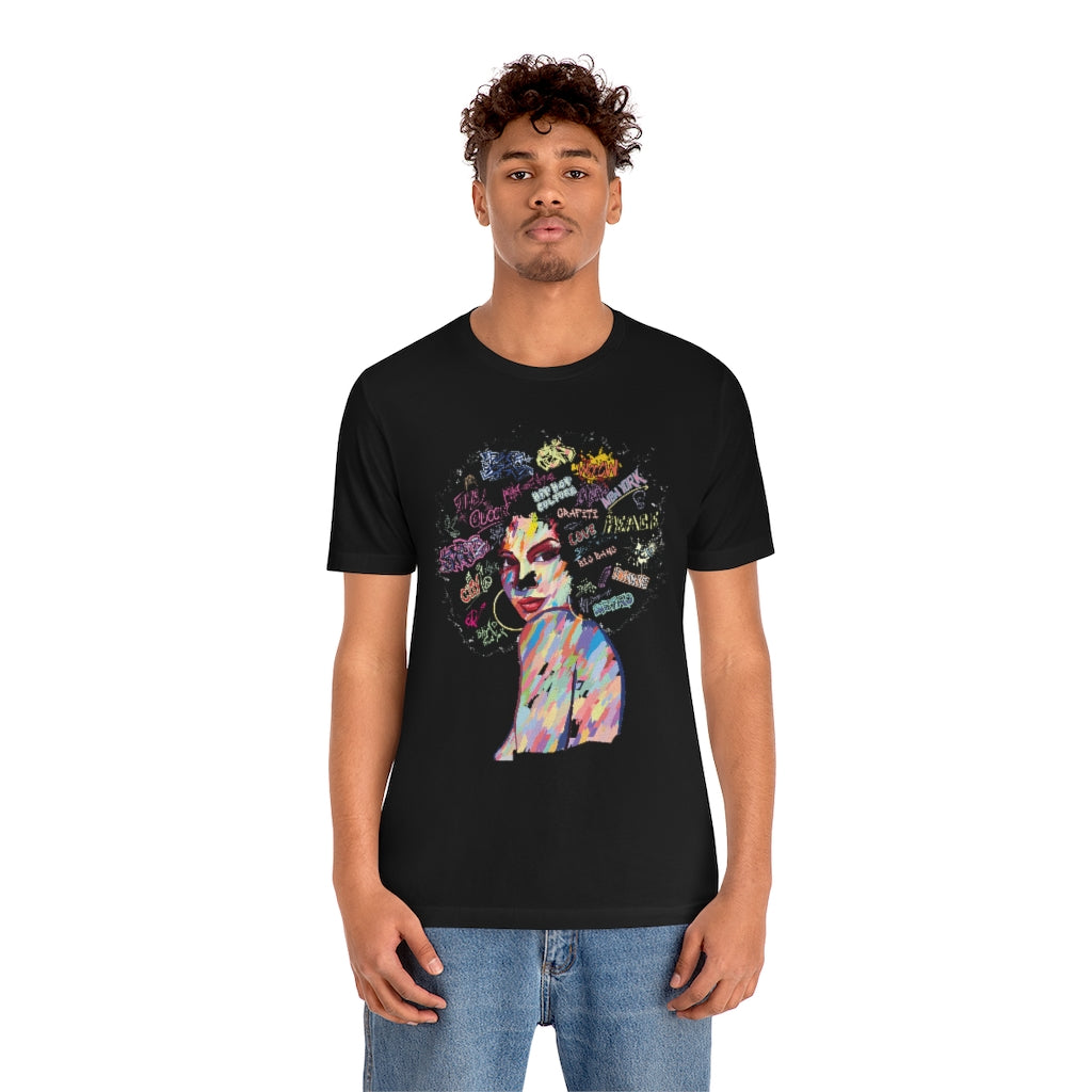 Hip Hop Queen- Unisex Jersey Short Sleeve Tee