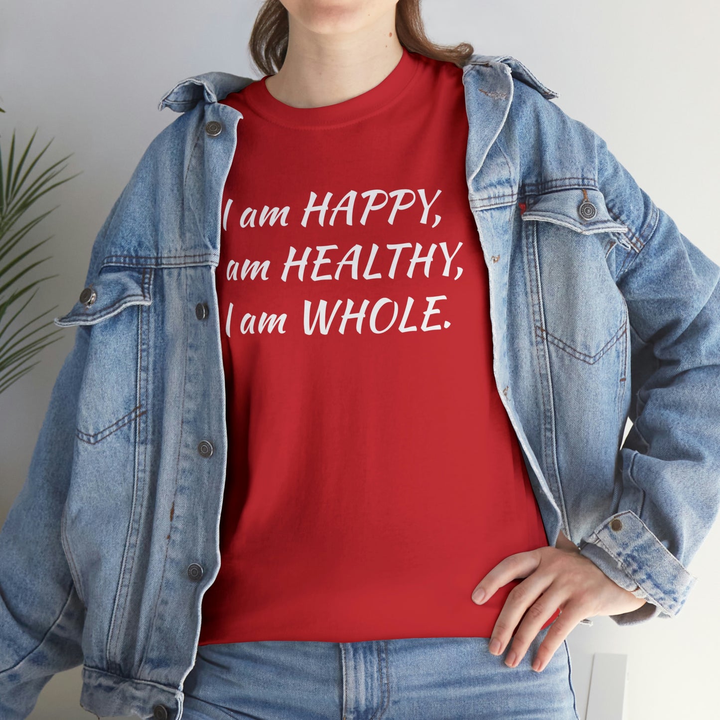 Happy, Healthy, Whole- Unisex Jersey Short Sleeve Tee