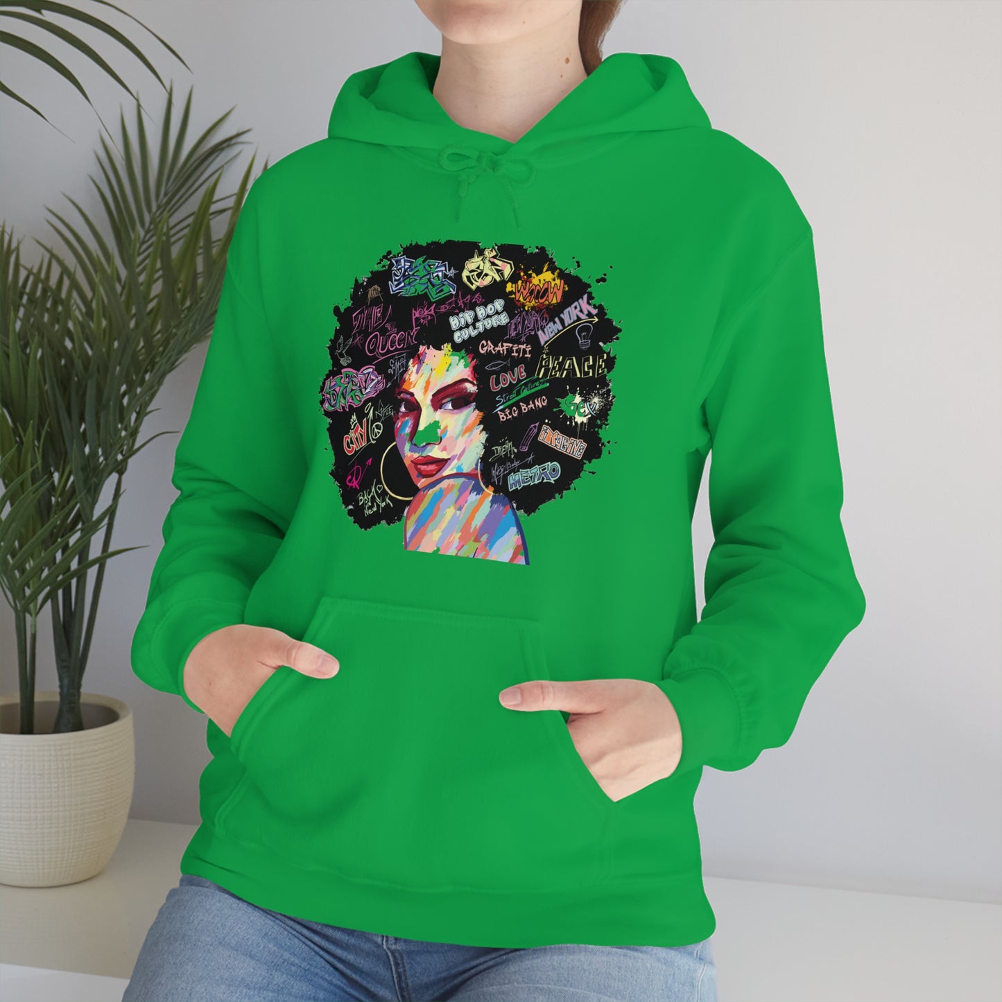 Hip Hop Queen- Unisex Heavy Blend™ Hooded Sweatshirt