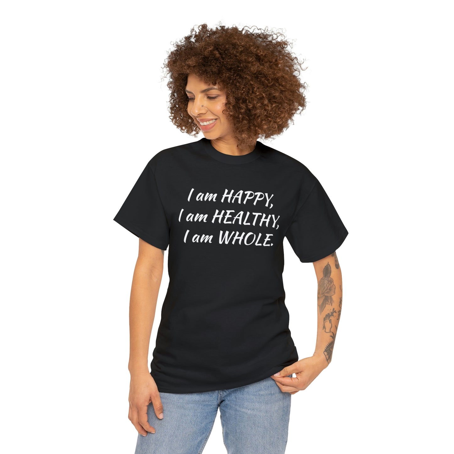 Happy, Healthy, Whole- Unisex Jersey Short Sleeve Tee