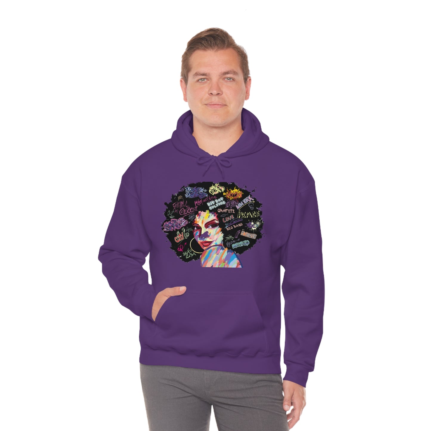 Hip Hop Queen- Unisex Heavy Blend™ Hooded Sweatshirt