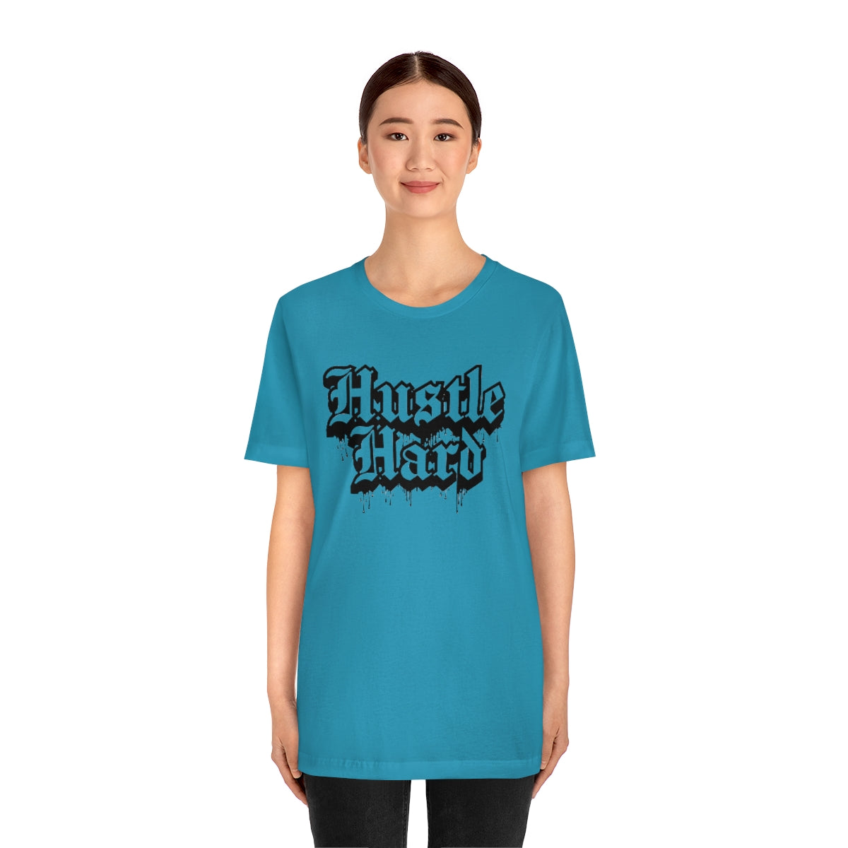 Hustle Hard- Unisex Jersey Short Sleeve Tee