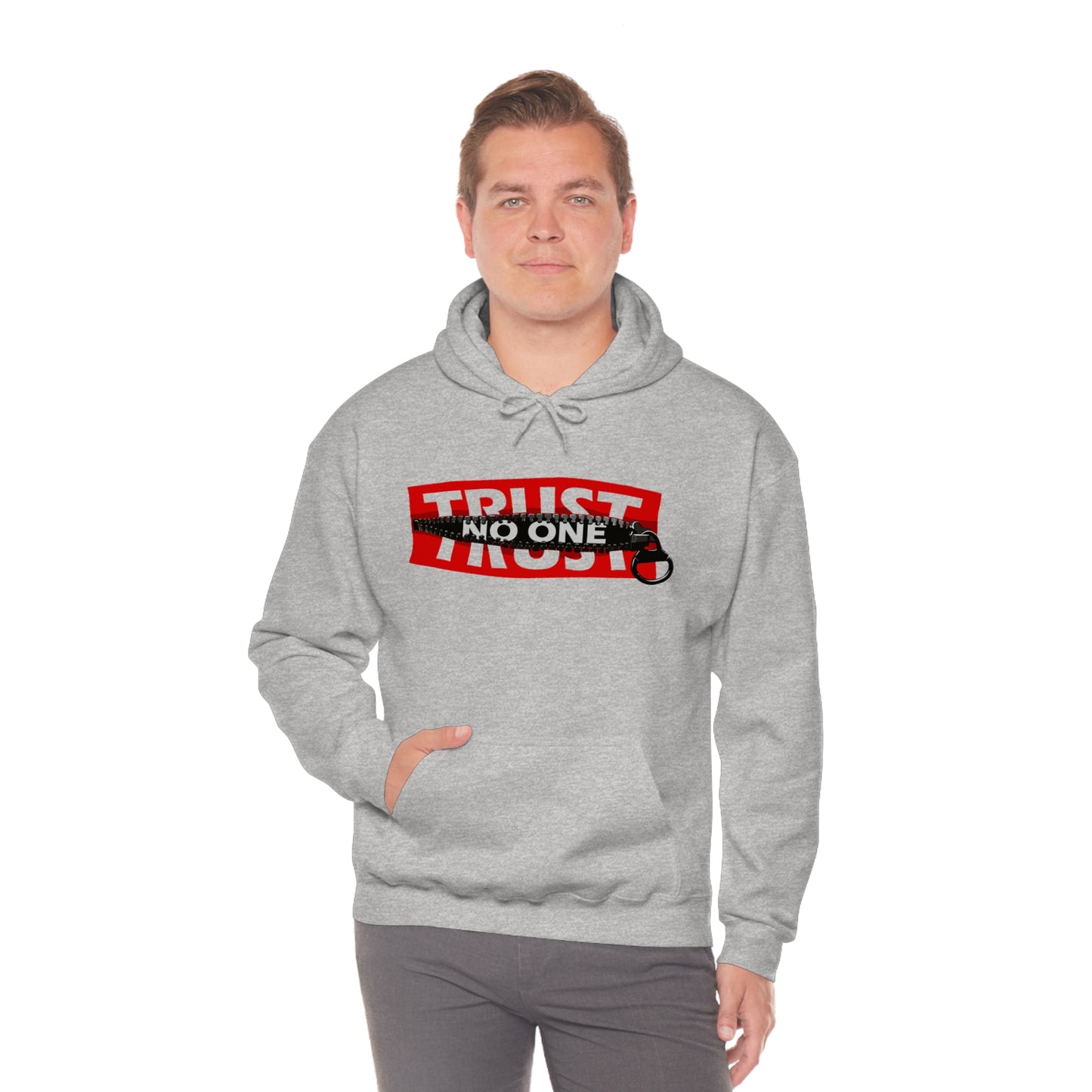 Trust No One- Unisex Heavy Blend™ Hooded Sweatshirt