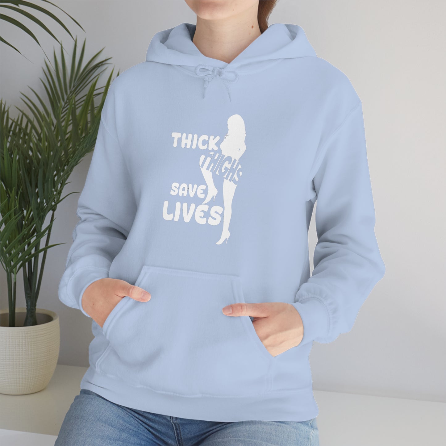 Thick Thighs- Unisex Heavy Blend™ Hooded Sweatshirt