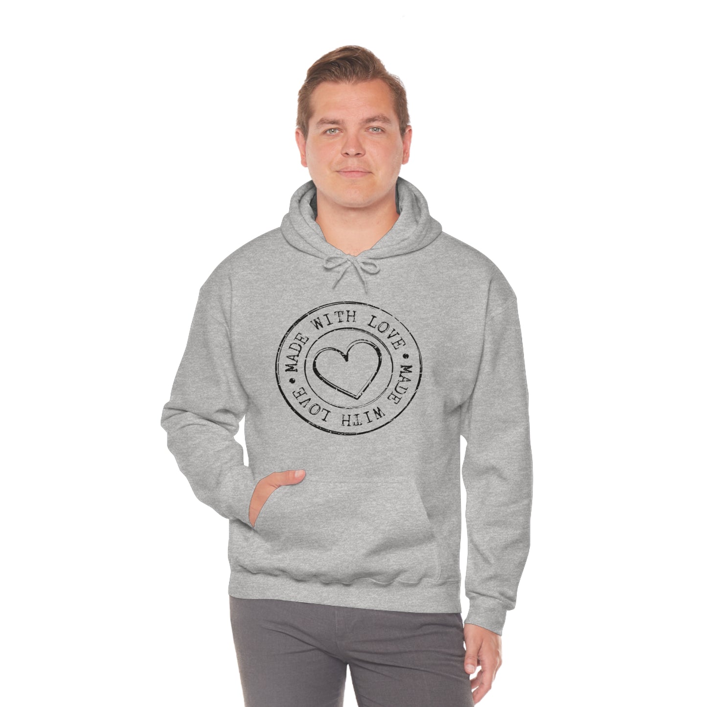 Made with Love- Unisex Heavy Blend™ Hooded Sweatshirt