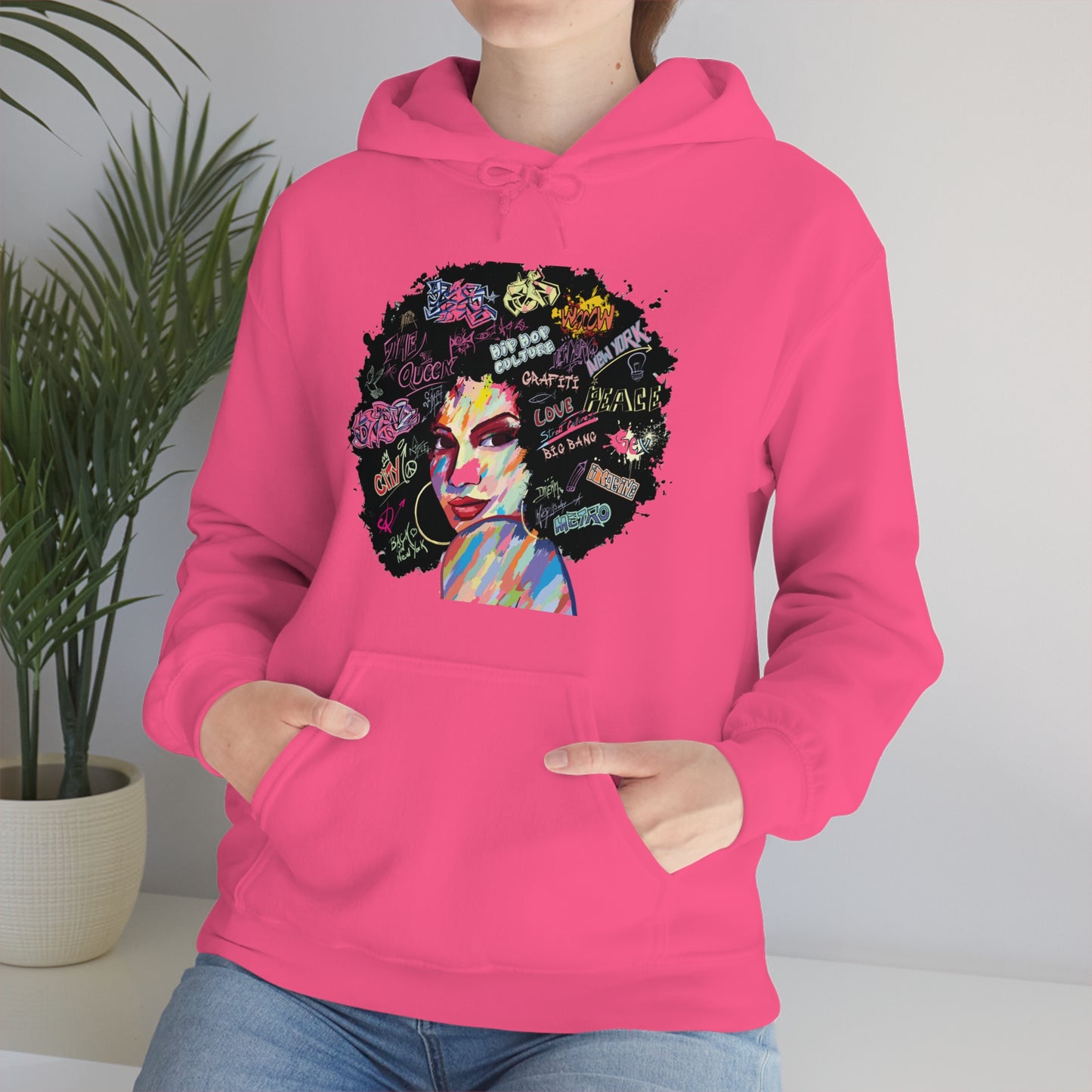 Hip Hop Queen- Unisex Heavy Blend™ Hooded Sweatshirt