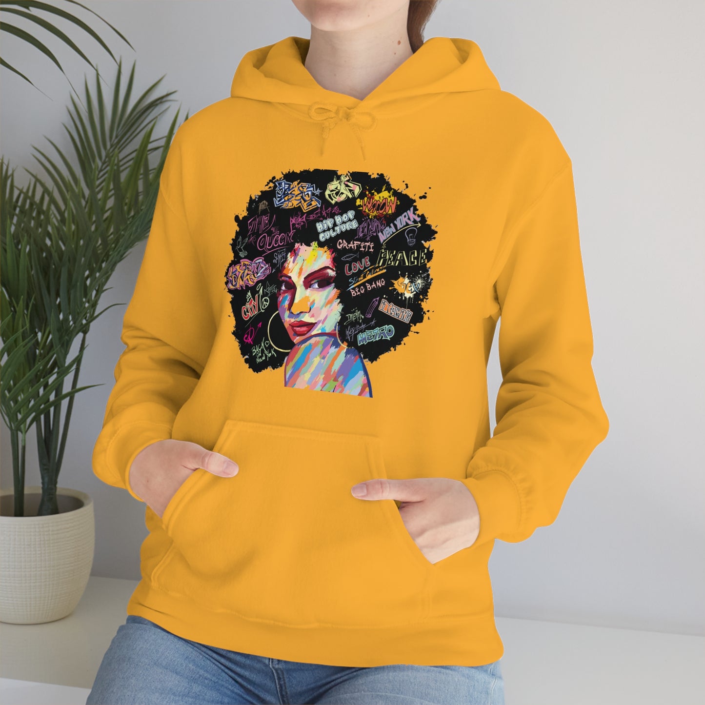 Hip Hop Queen- Unisex Heavy Blend™ Hooded Sweatshirt