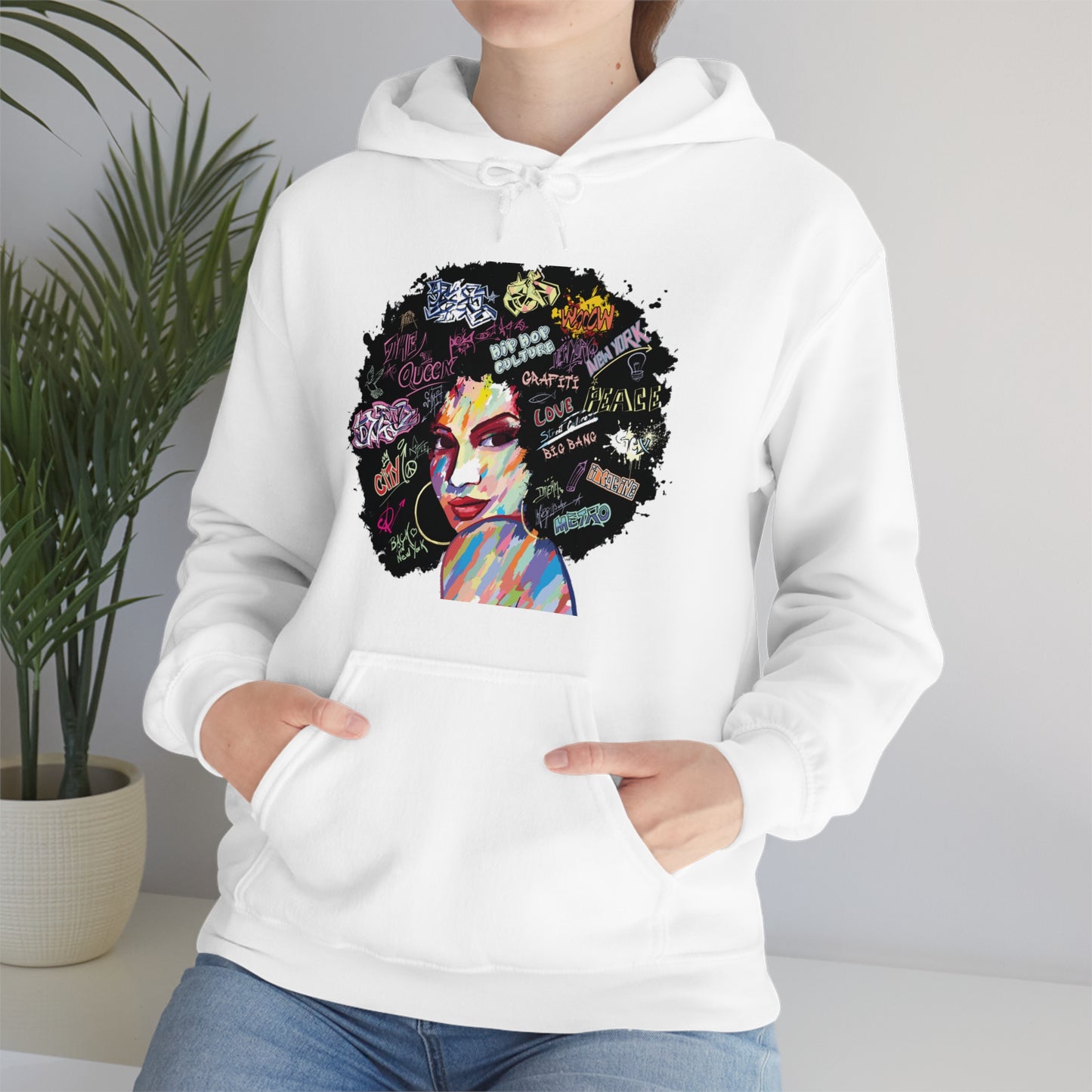 Hip Hop Queen- Unisex Heavy Blend™ Hooded Sweatshirt