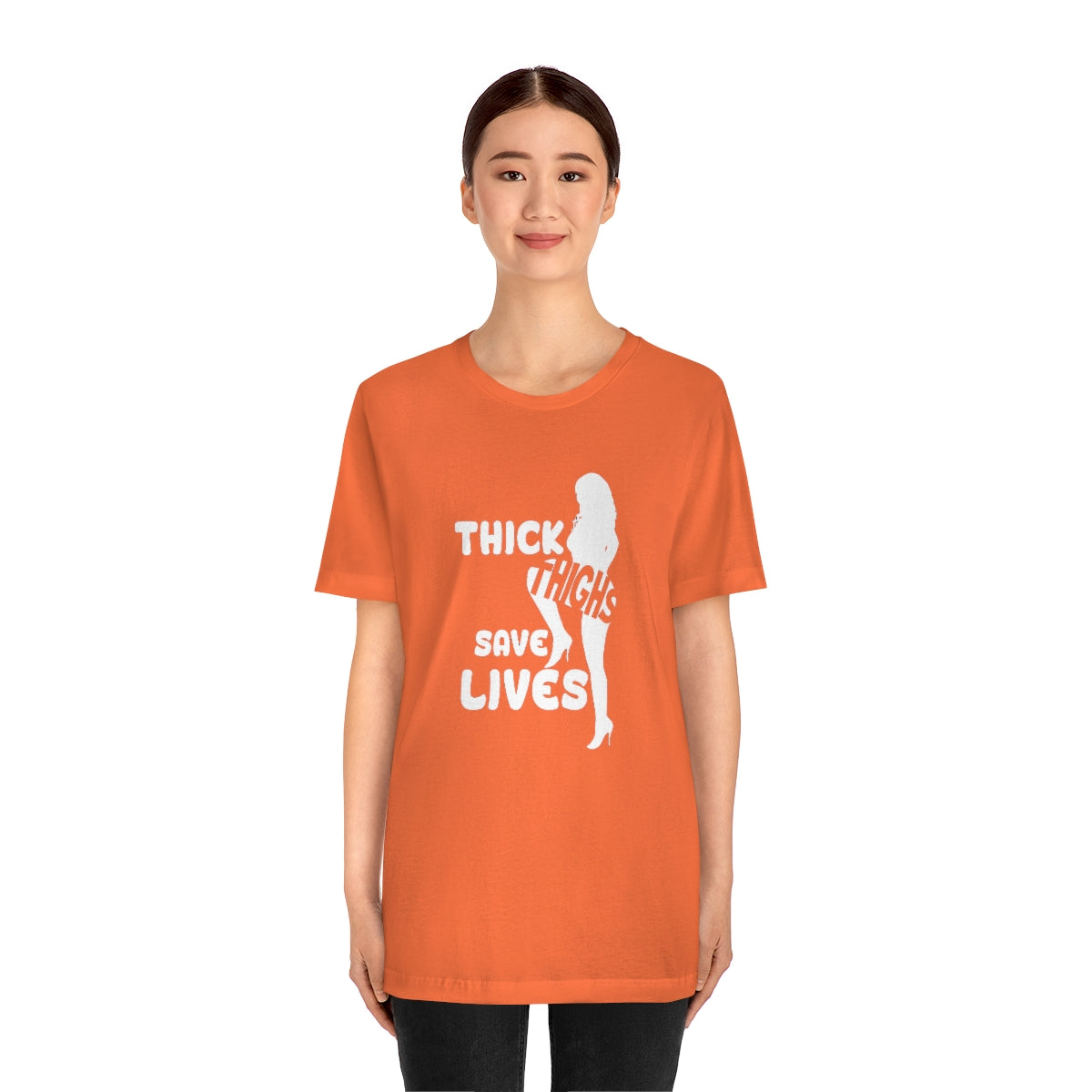 Thick Thighs- Unisex Jersey Short Sleeve Tee