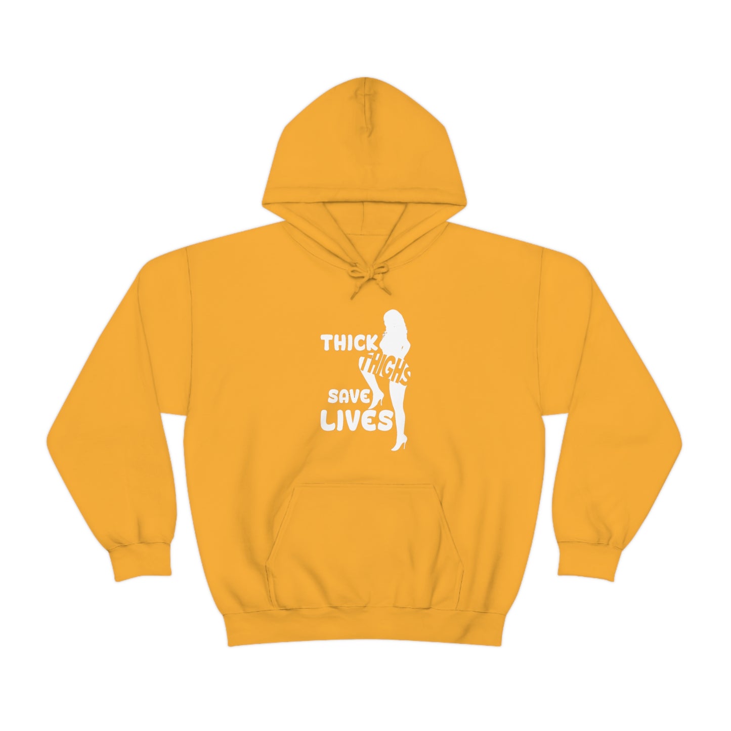 Thick Thighs- Unisex Heavy Blend™ Hooded Sweatshirt