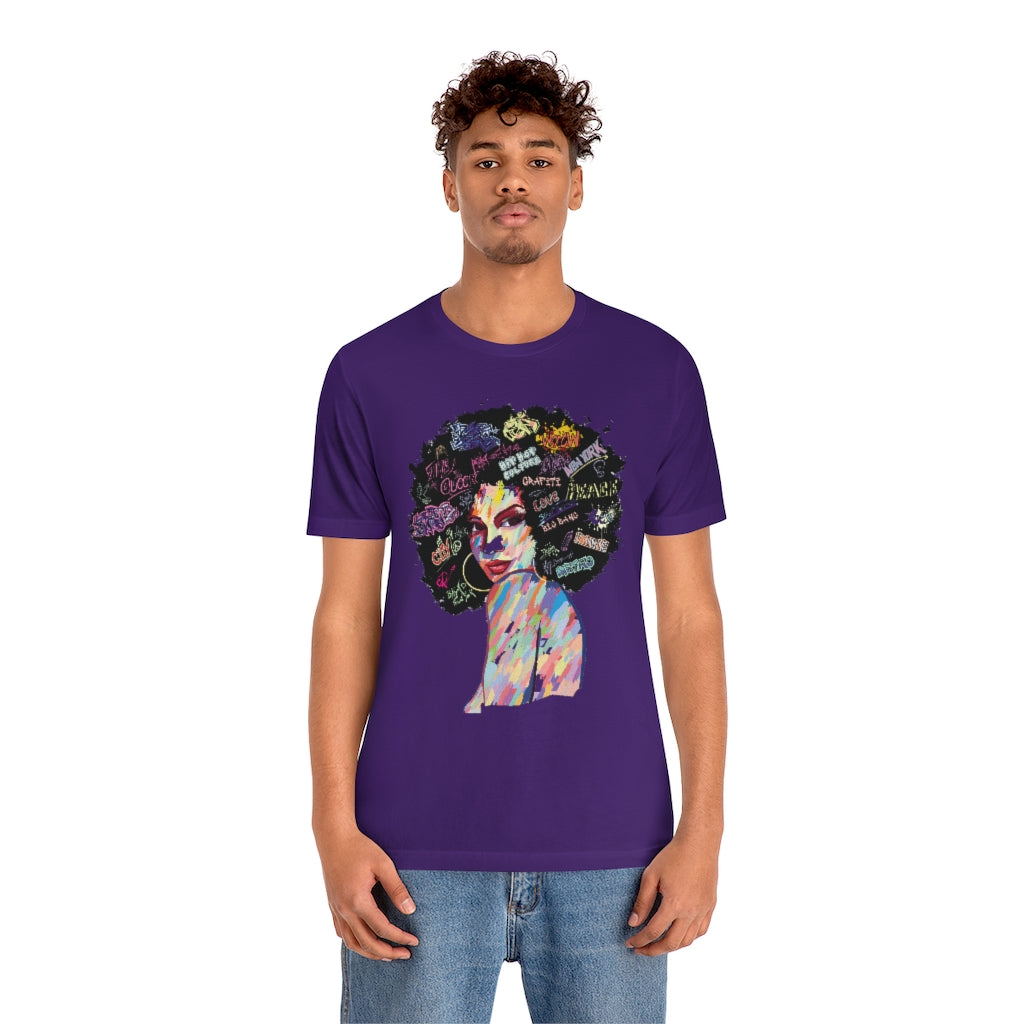 Hip Hop Queen- Unisex Jersey Short Sleeve Tee