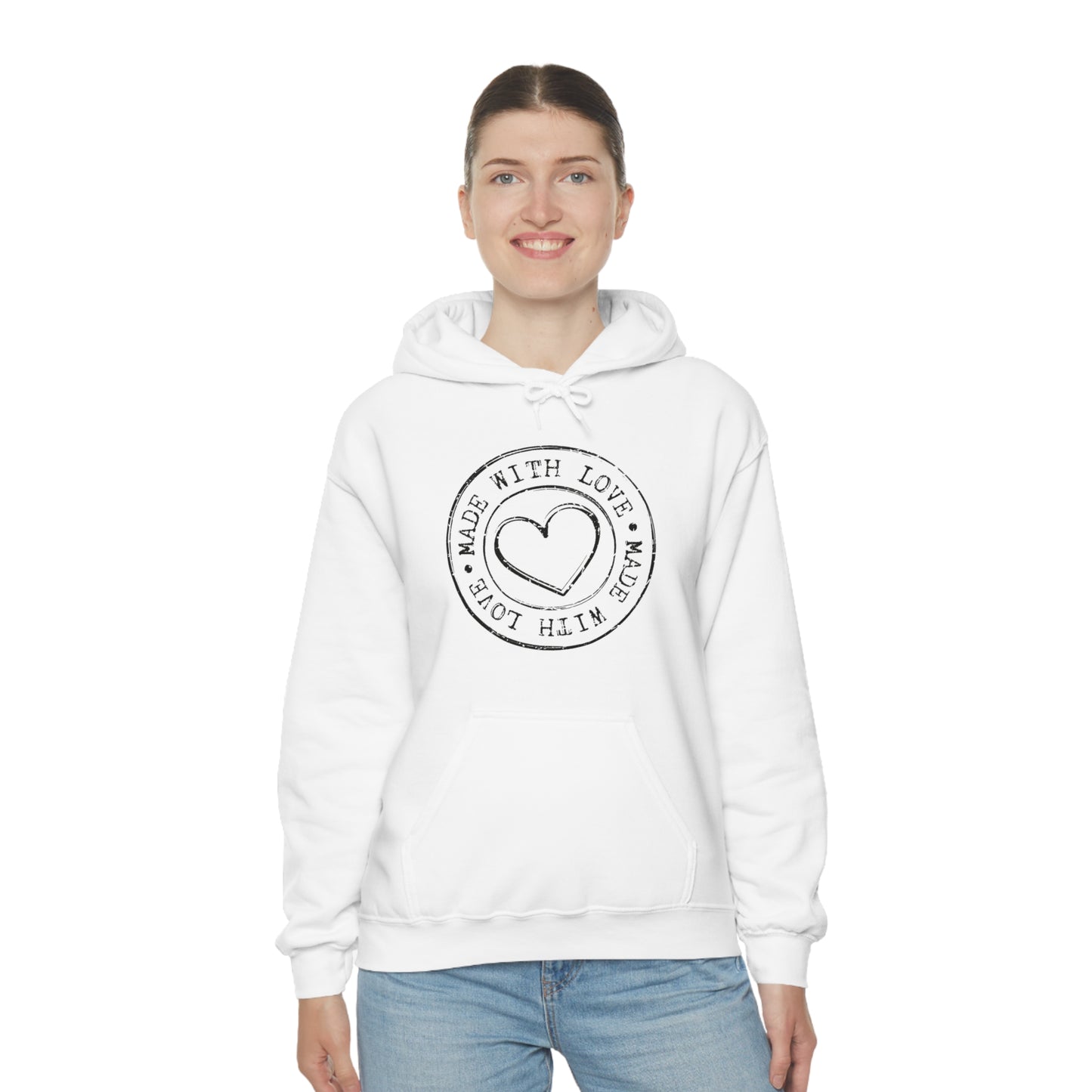 Made with Love- Unisex Heavy Blend™ Hooded Sweatshirt