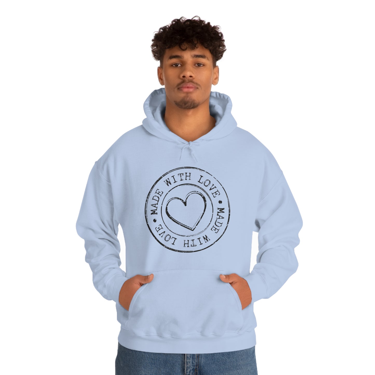 Made with Love- Unisex Heavy Blend™ Hooded Sweatshirt