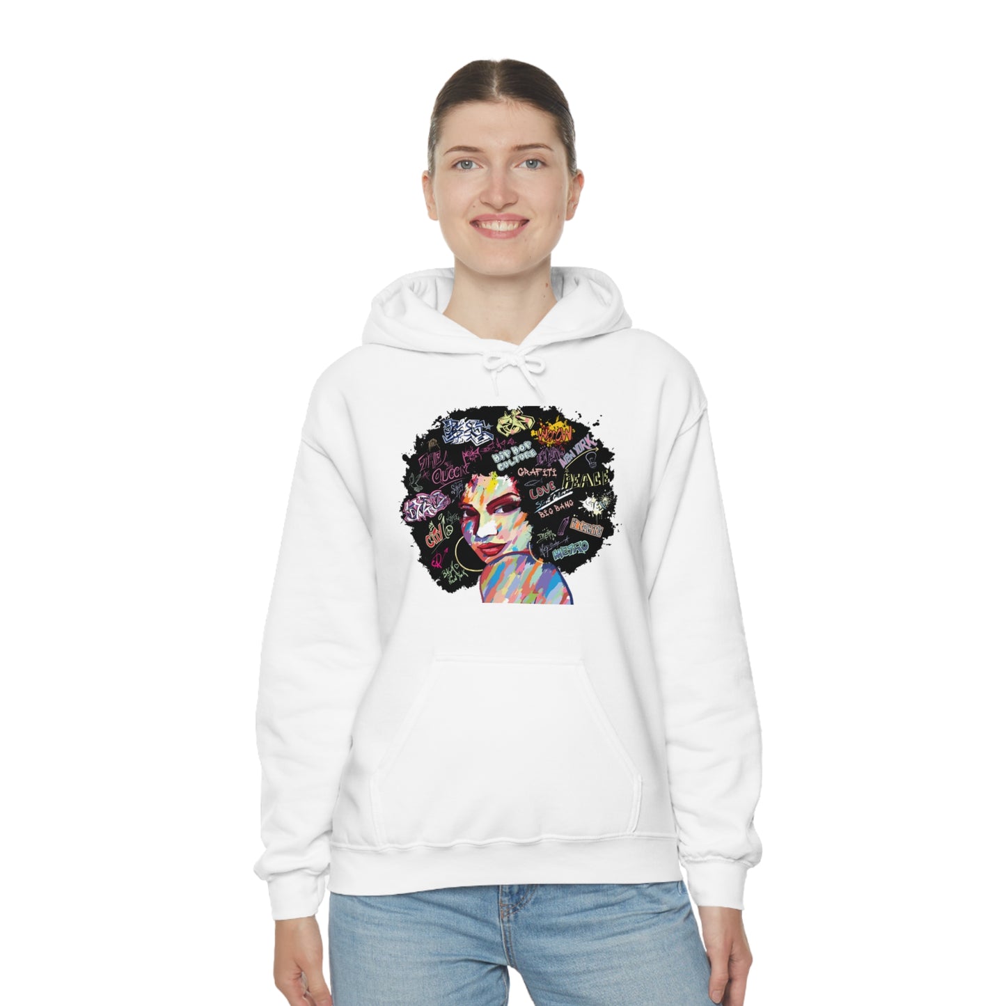 Hip Hop Queen- Unisex Heavy Blend™ Hooded Sweatshirt