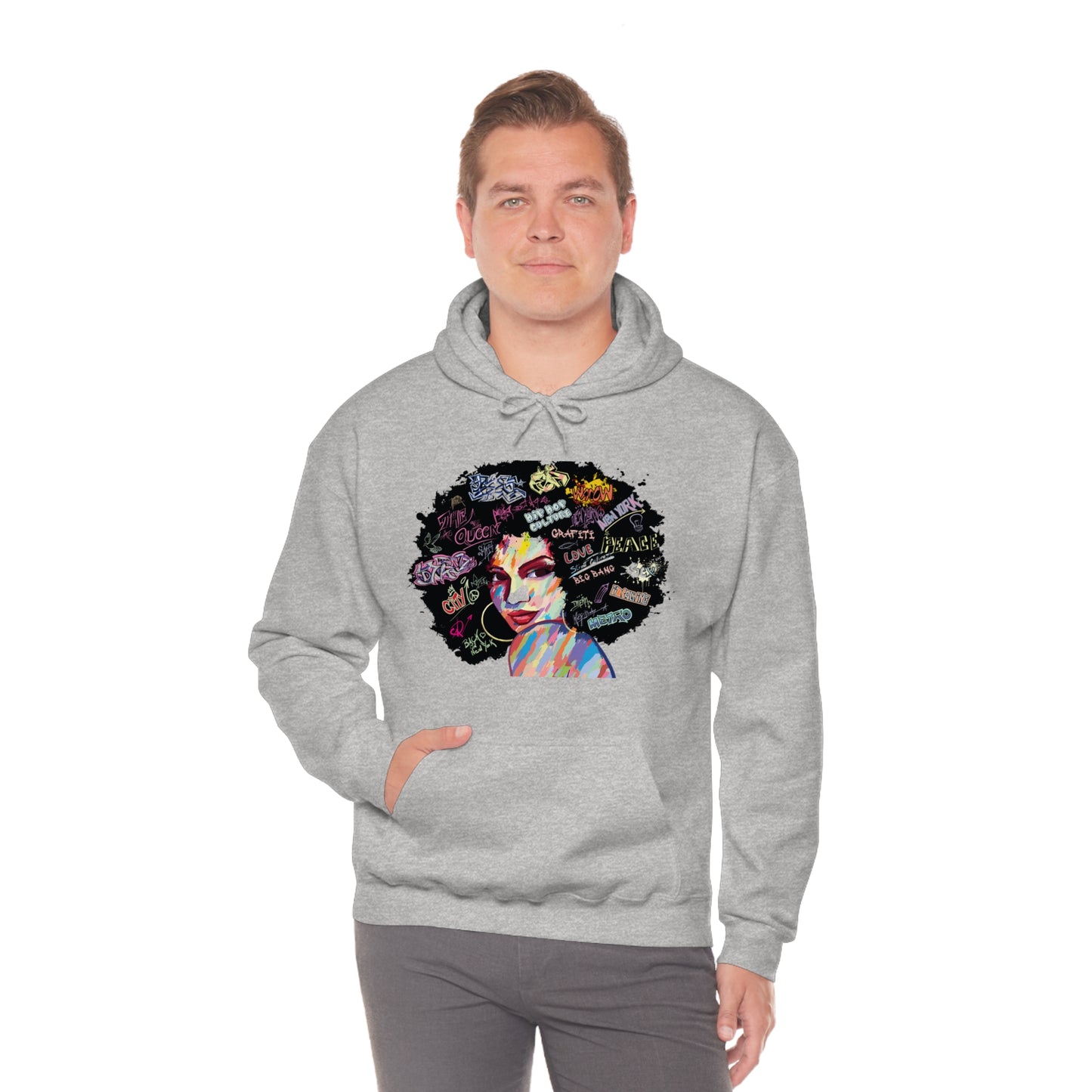 Hip Hop Queen- Unisex Heavy Blend™ Hooded Sweatshirt