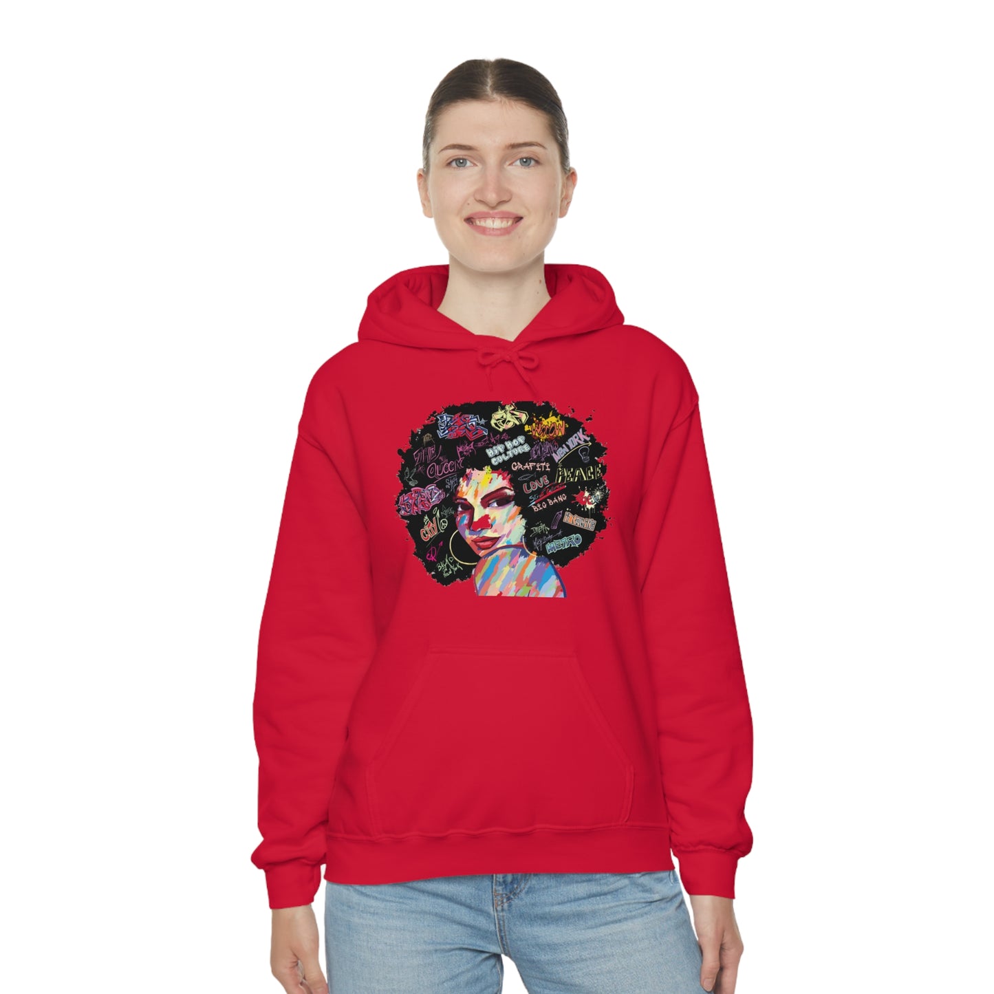 Hip Hop Queen- Unisex Heavy Blend™ Hooded Sweatshirt