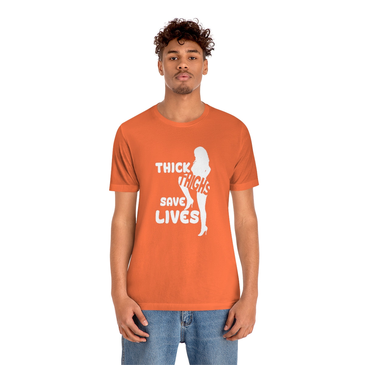 Thick Thighs- Unisex Jersey Short Sleeve Tee