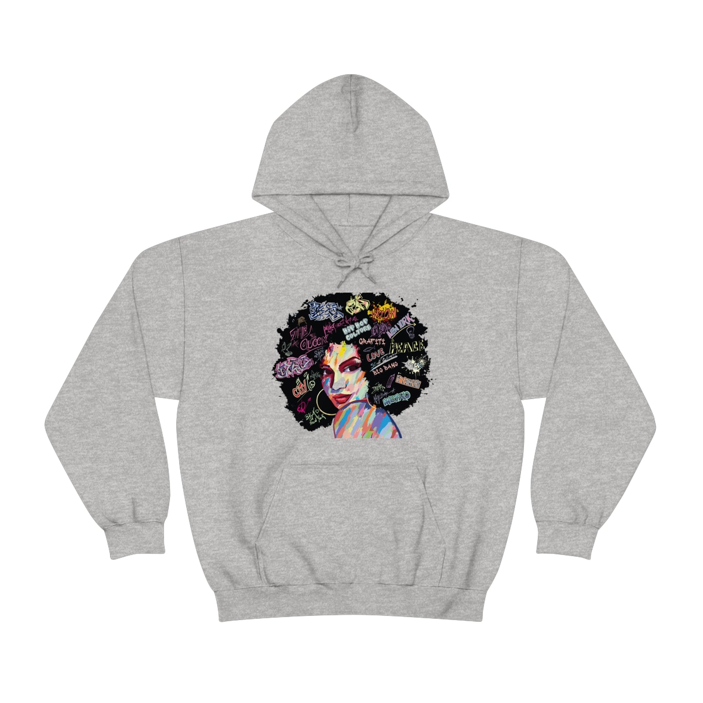 Hip Hop Queen- Unisex Heavy Blend™ Hooded Sweatshirt