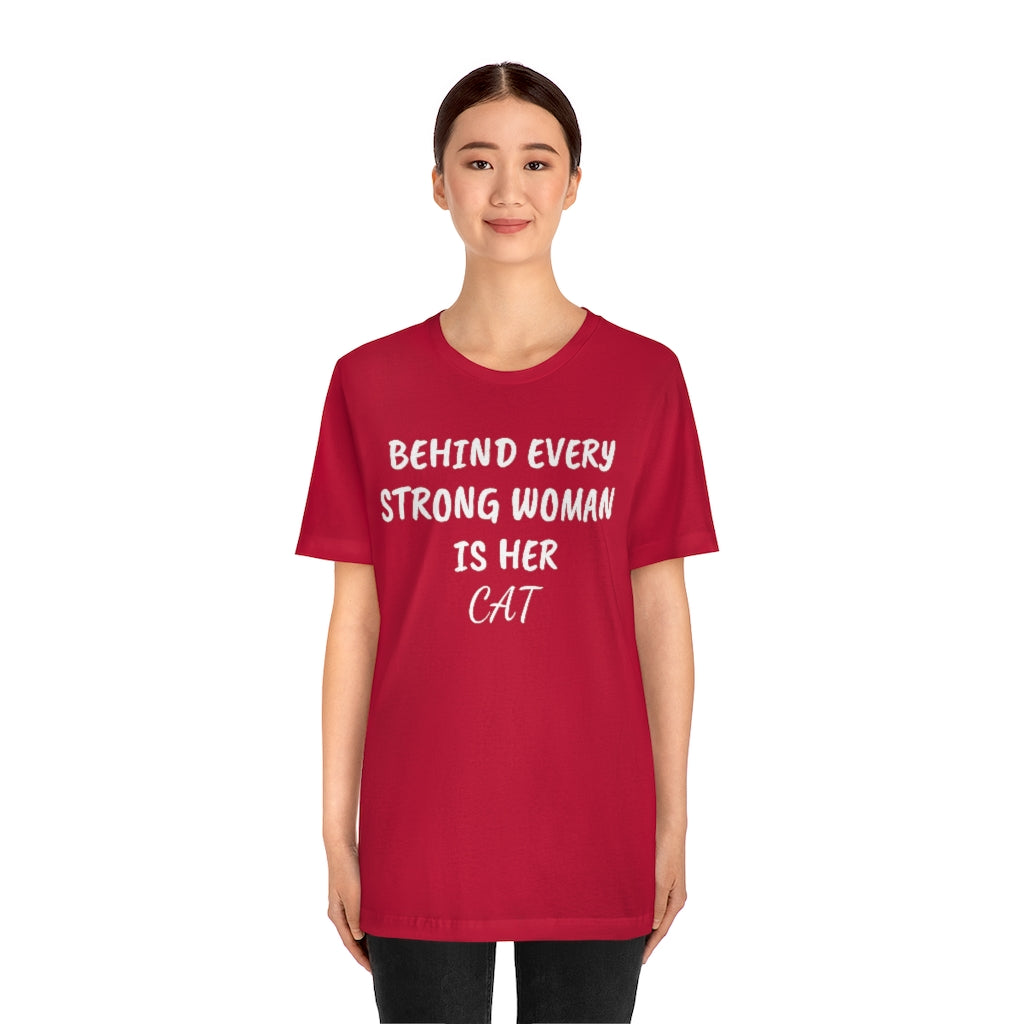 Woman's Cat- Unisex Jersey Short Sleeve Tee