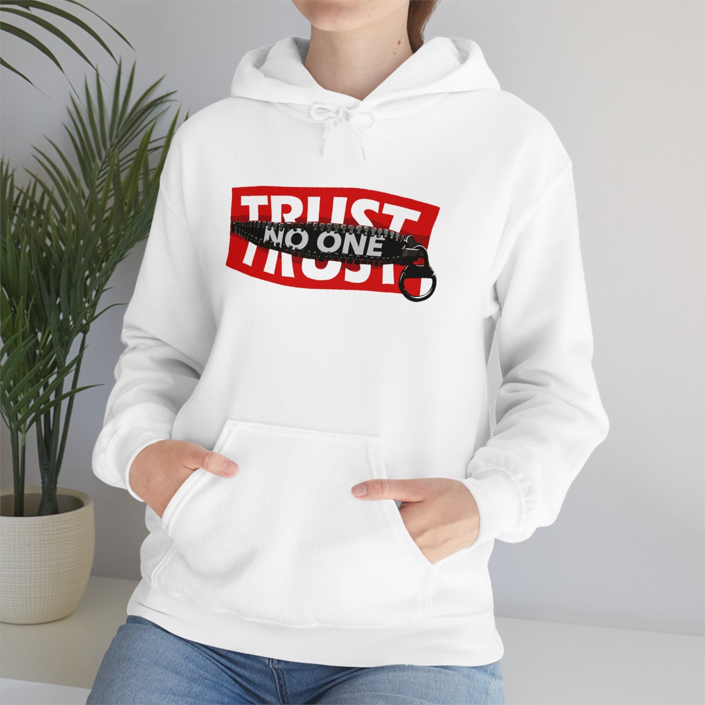 Trust No One- Unisex Heavy Blend™ Hooded Sweatshirt