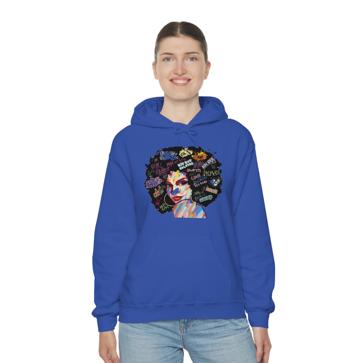 Hip Hop Queen- Unisex Heavy Blend™ Hooded Sweatshirt