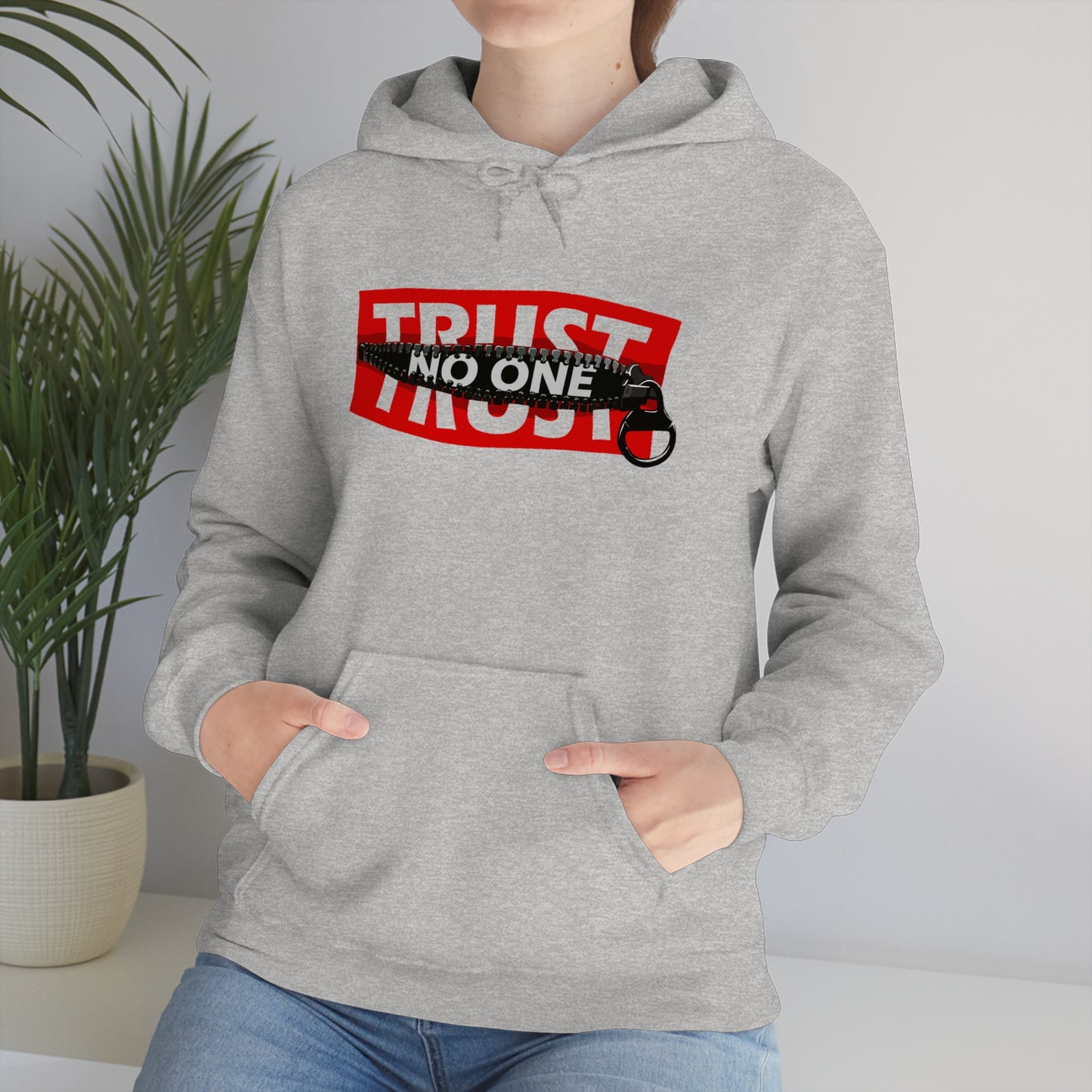 Trust No One- Unisex Heavy Blend™ Hooded Sweatshirt