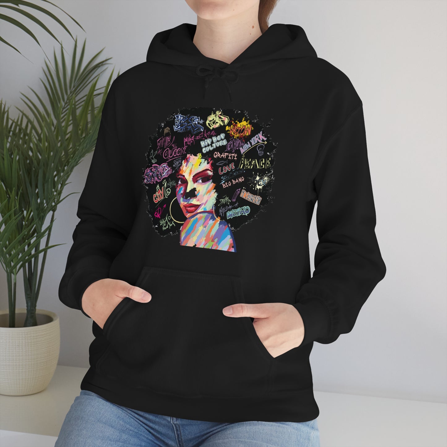 Hip Hop Queen- Unisex Heavy Blend™ Hooded Sweatshirt