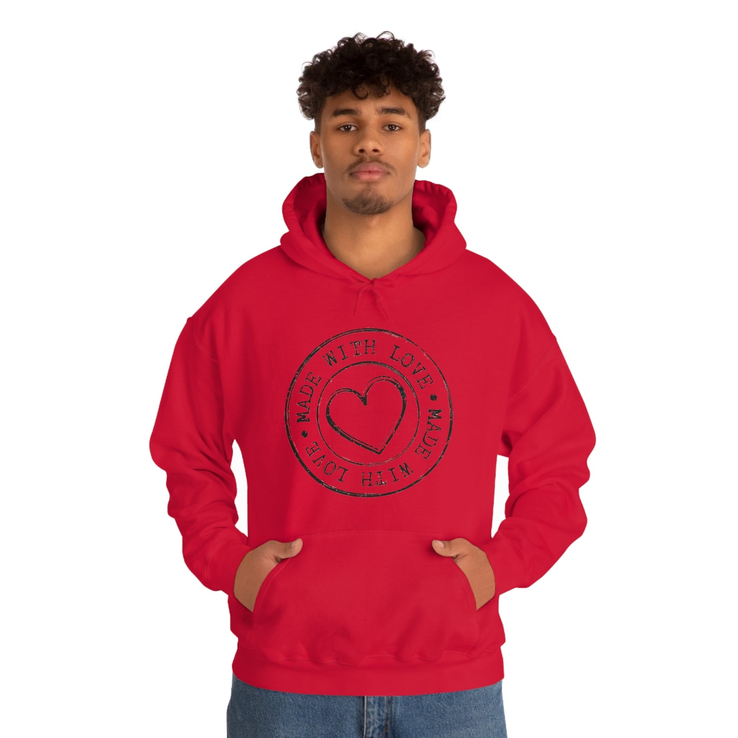 Made with Love- Unisex Heavy Blend™ Hooded Sweatshirt