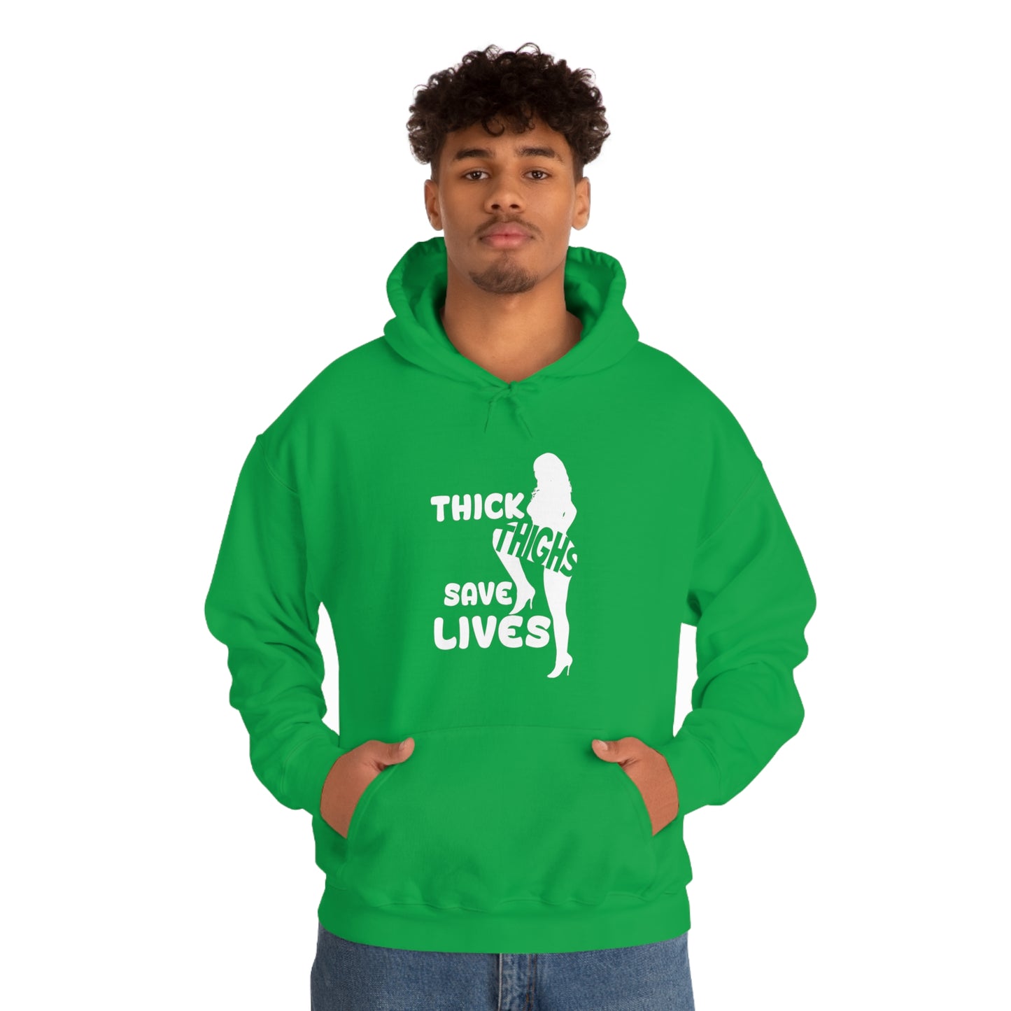 Thick Thighs- Unisex Heavy Blend™ Hooded Sweatshirt