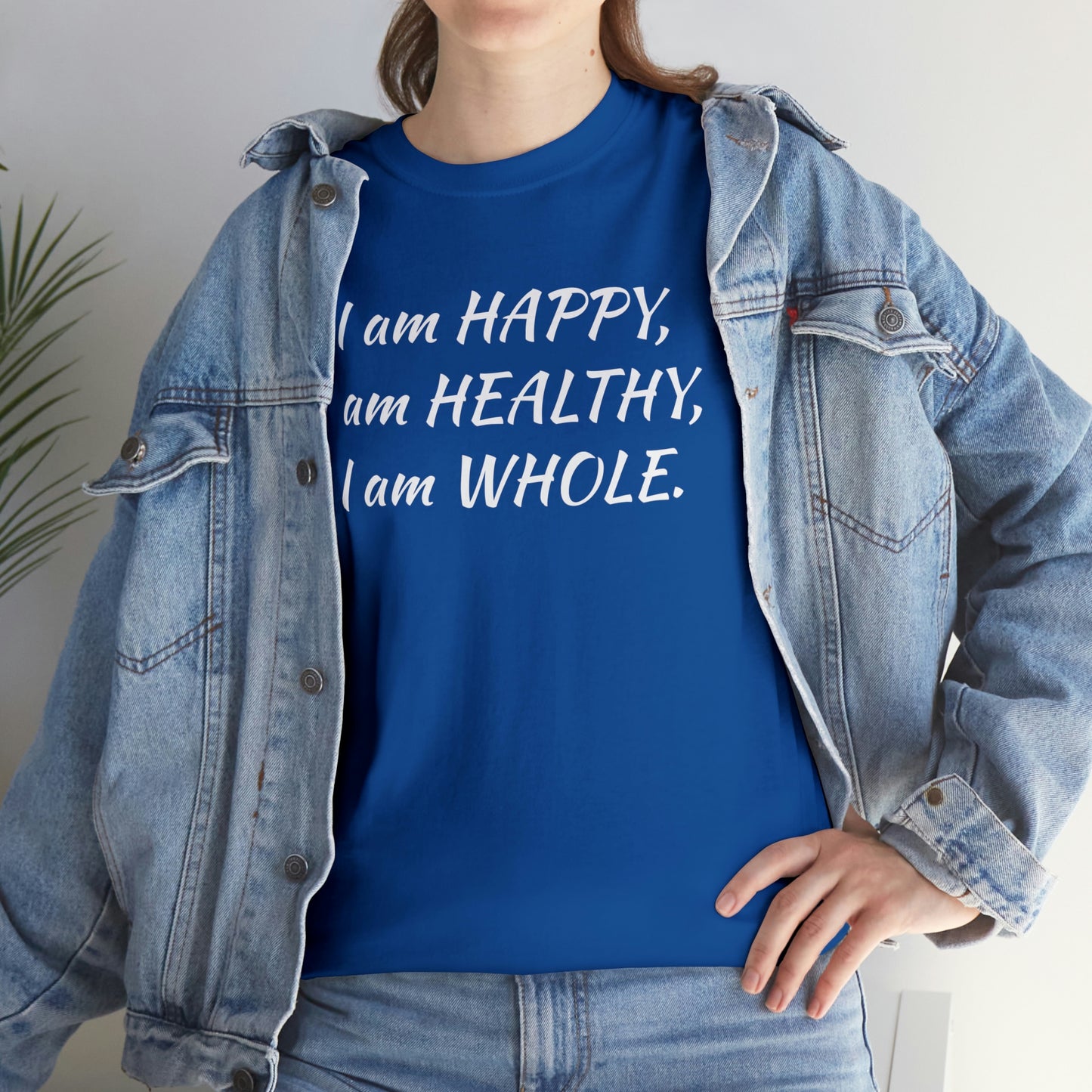 Happy, Healthy, Whole- Unisex Jersey Short Sleeve Tee