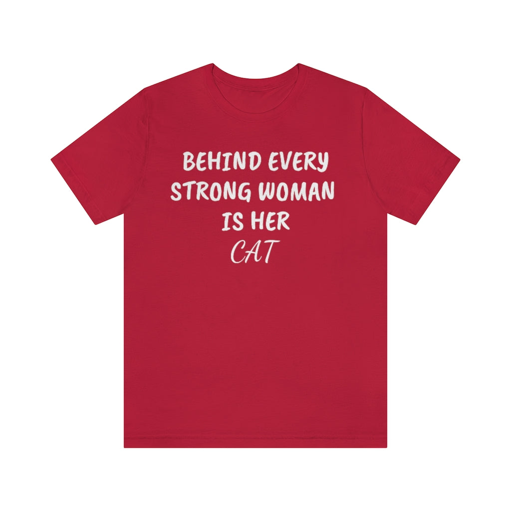 Woman's Cat- Unisex Jersey Short Sleeve Tee