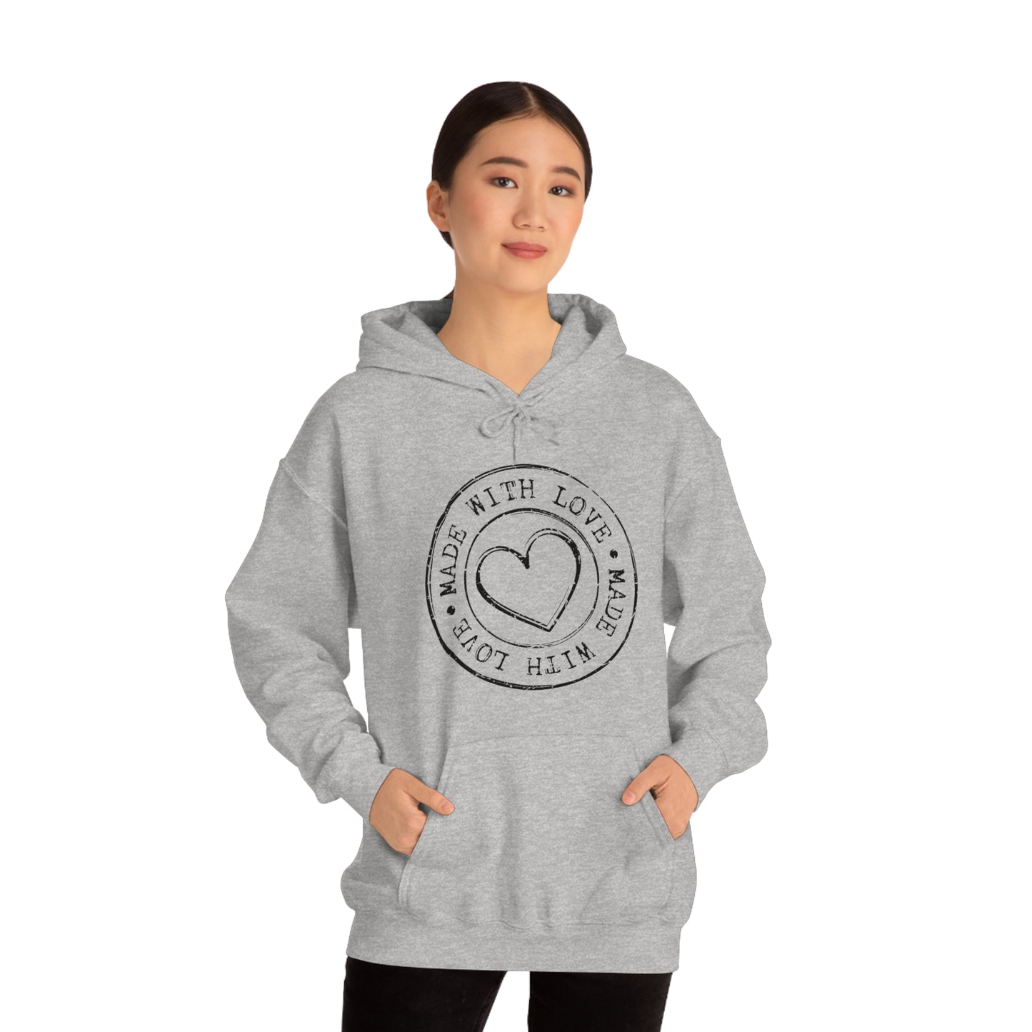 Made with Love- Unisex Heavy Blend™ Hooded Sweatshirt