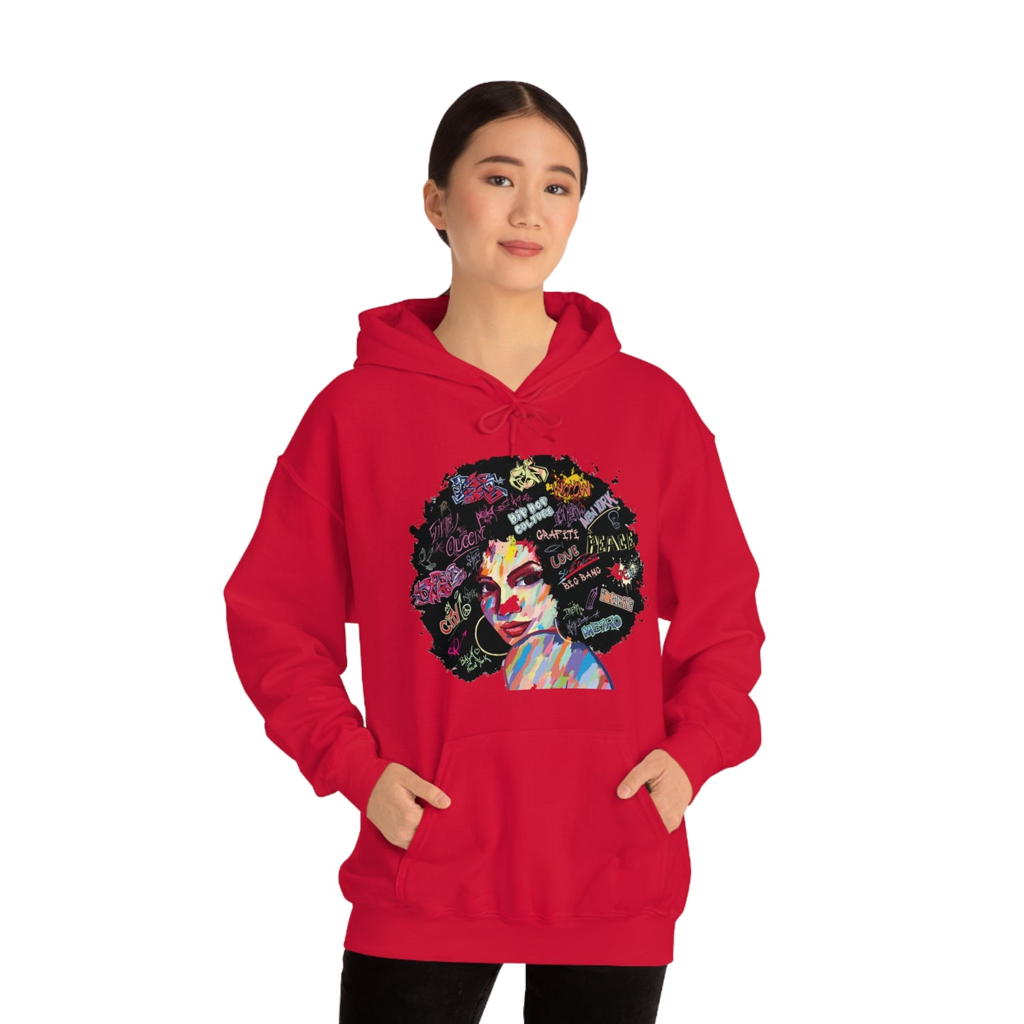 Hip Hop Queen- Unisex Heavy Blend™ Hooded Sweatshirt