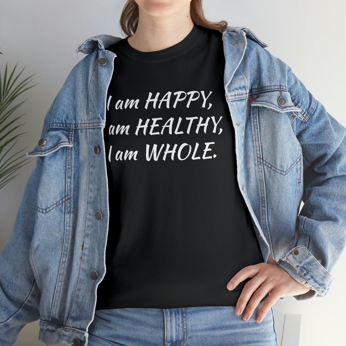 Happy, Healthy, Whole- Unisex Jersey Short Sleeve Tee