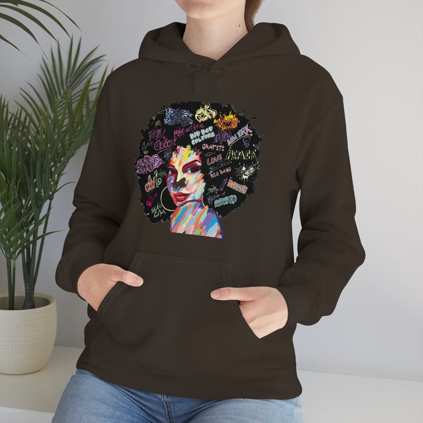 Hip Hop Queen- Unisex Heavy Blend™ Hooded Sweatshirt