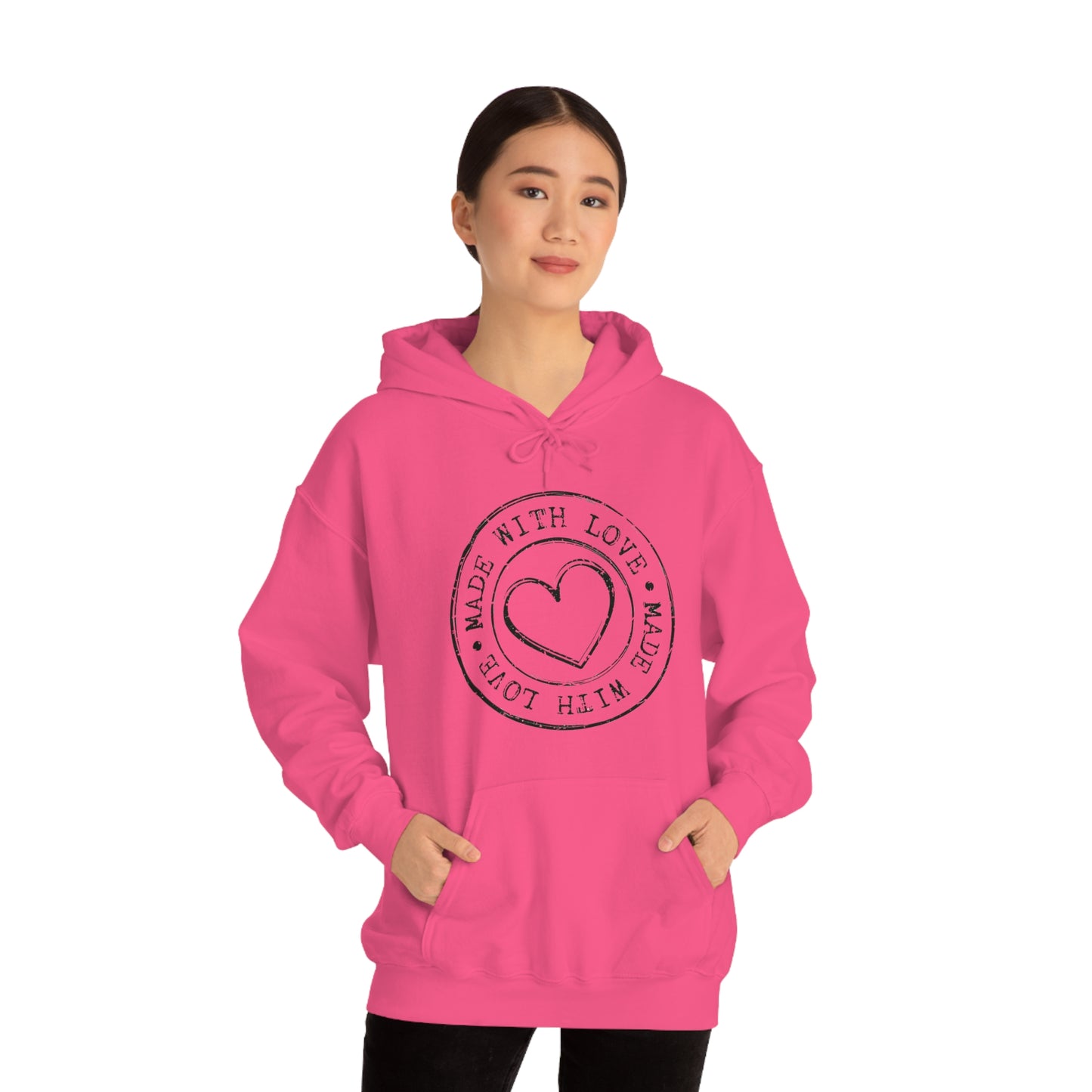 Made with Love- Unisex Heavy Blend™ Hooded Sweatshirt