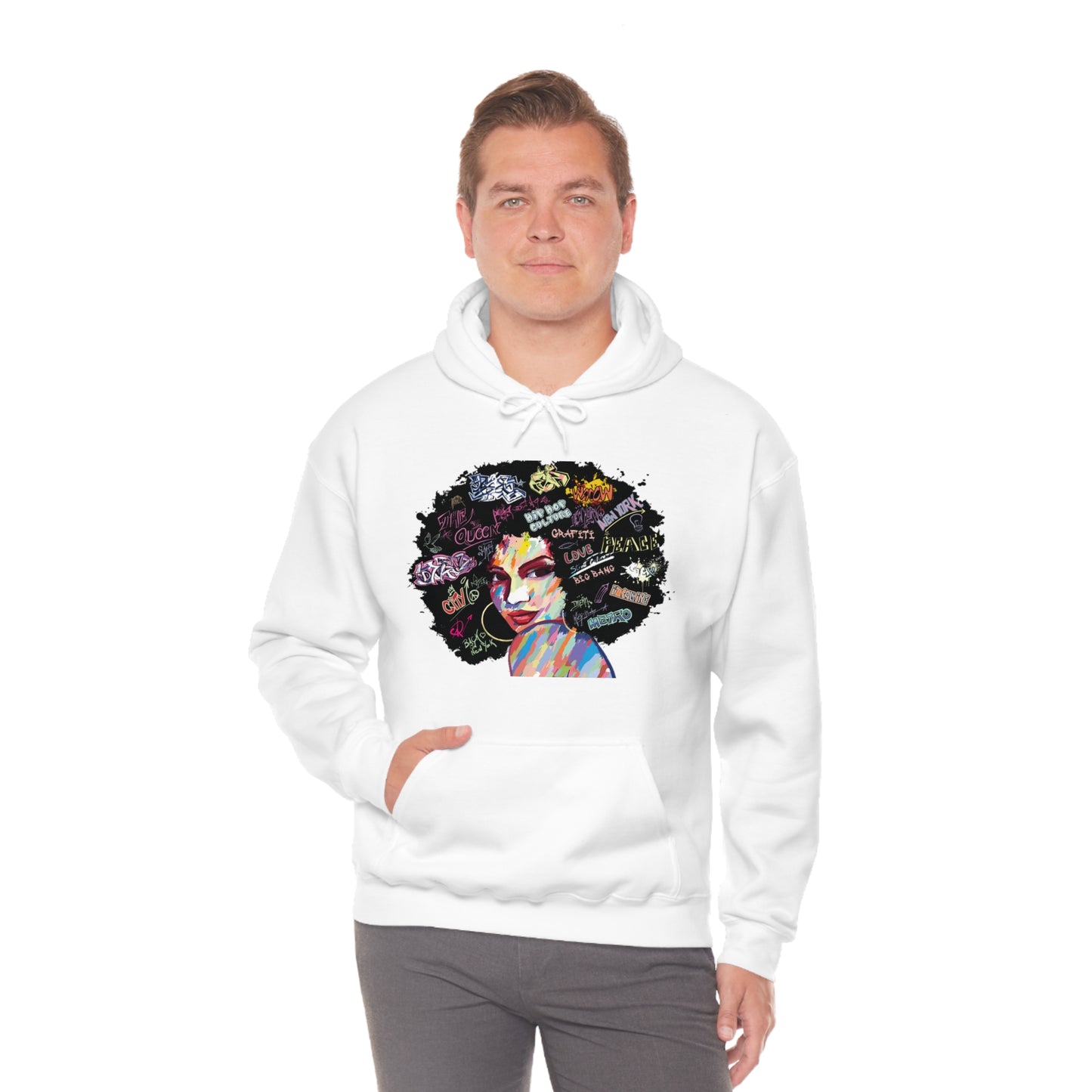 Hip Hop Queen- Unisex Heavy Blend™ Hooded Sweatshirt