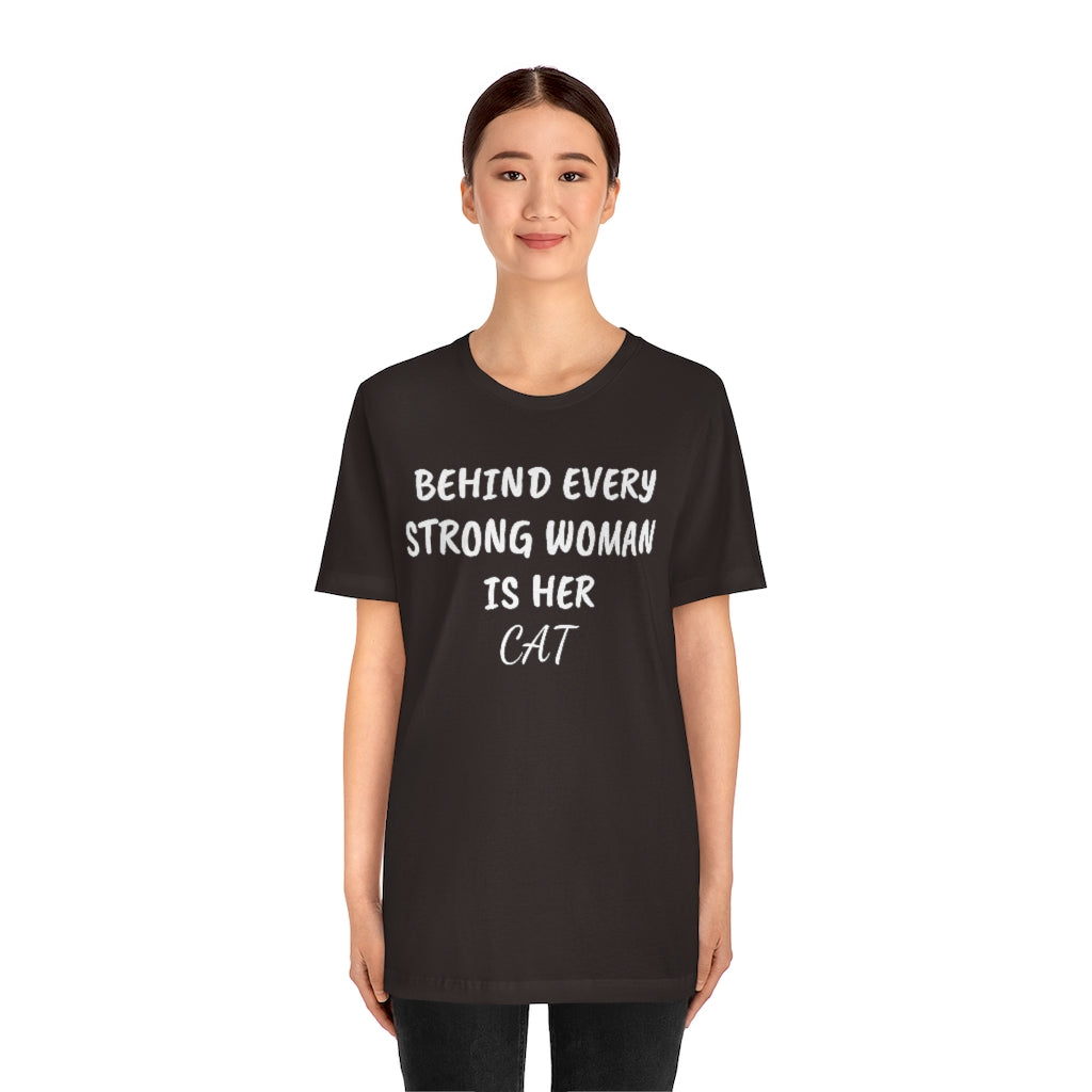 Woman's Cat- Unisex Jersey Short Sleeve Tee