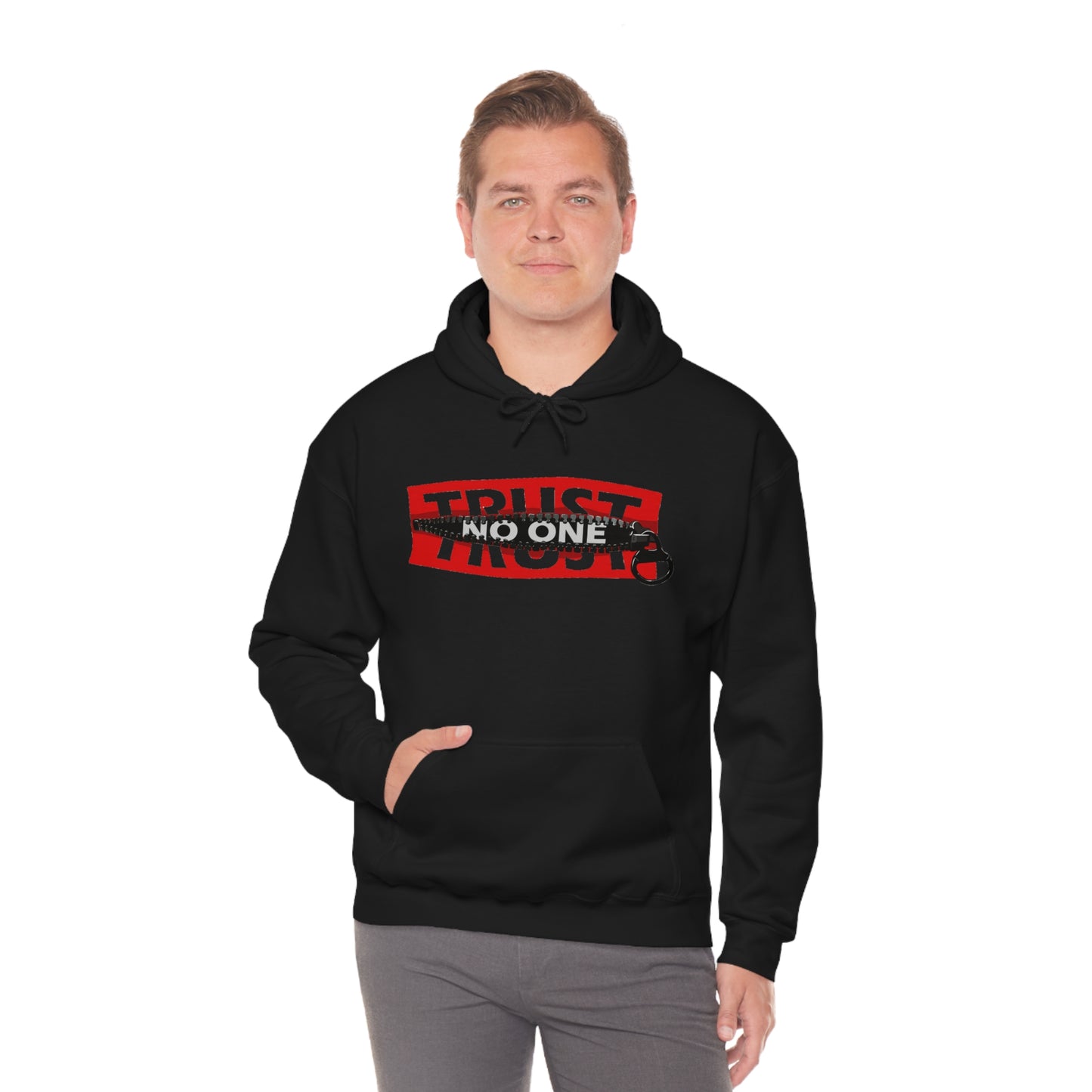 Trust No One- Unisex Heavy Blend™ Hooded Sweatshirt