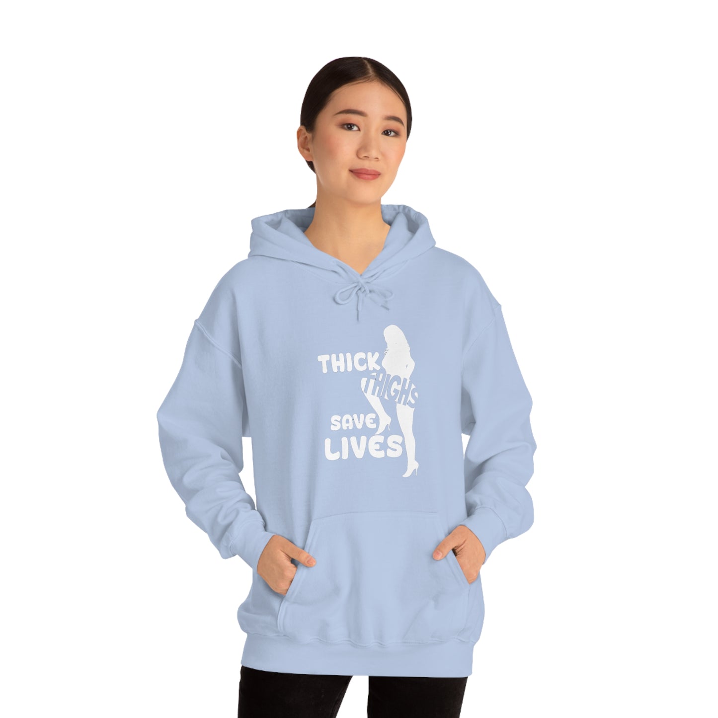 Thick Thighs- Unisex Heavy Blend™ Hooded Sweatshirt