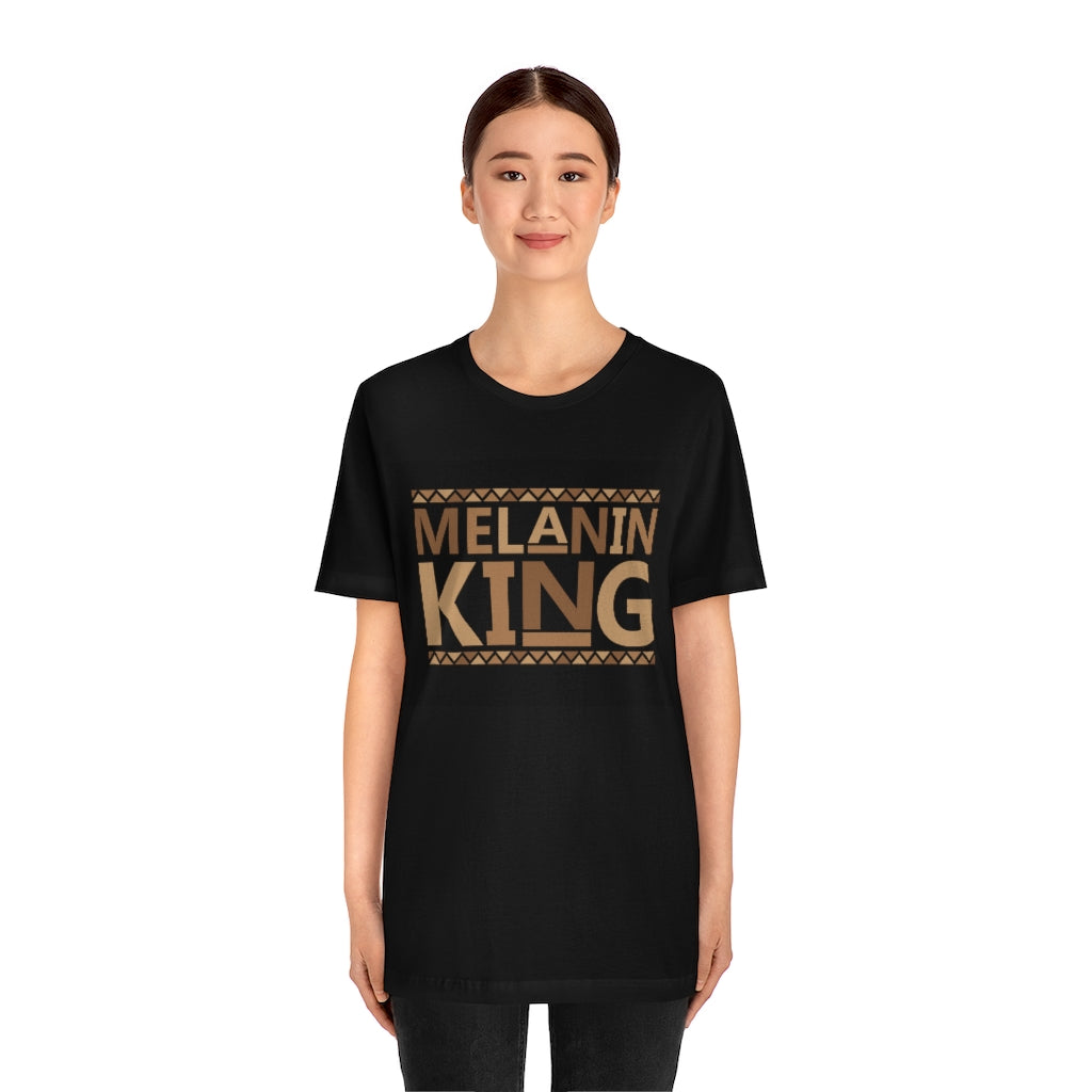 Melanin King- Unisex Jersey Short Sleeve Tee