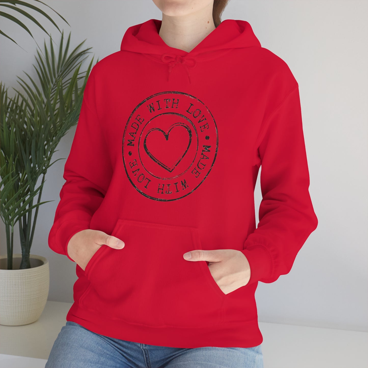 Made with Love- Unisex Heavy Blend™ Hooded Sweatshirt