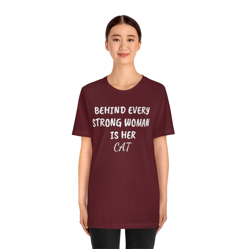 Woman's Cat- Unisex Jersey Short Sleeve Tee