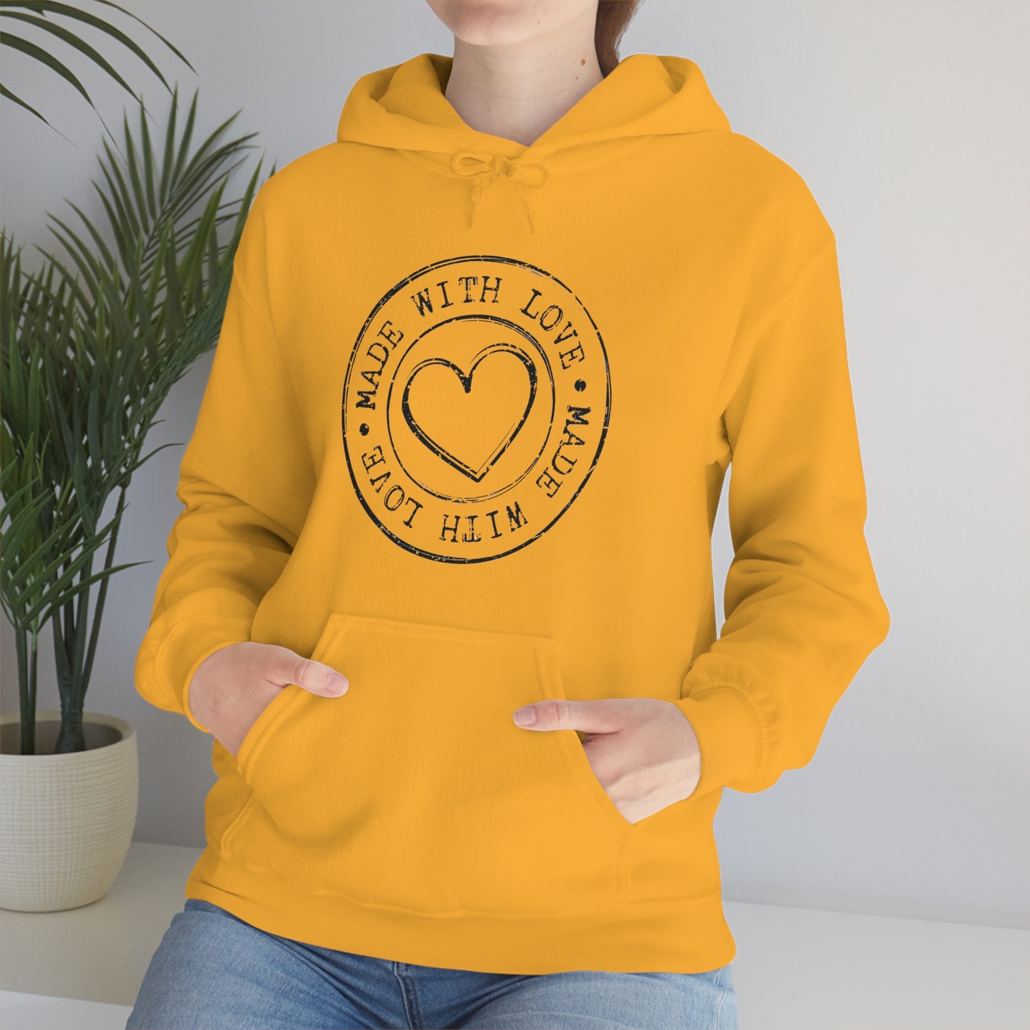 Made with Love- Unisex Heavy Blend™ Hooded Sweatshirt