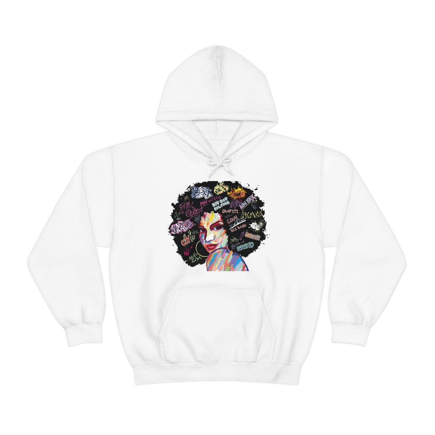 Hip Hop Queen- Unisex Heavy Blend™ Hooded Sweatshirt