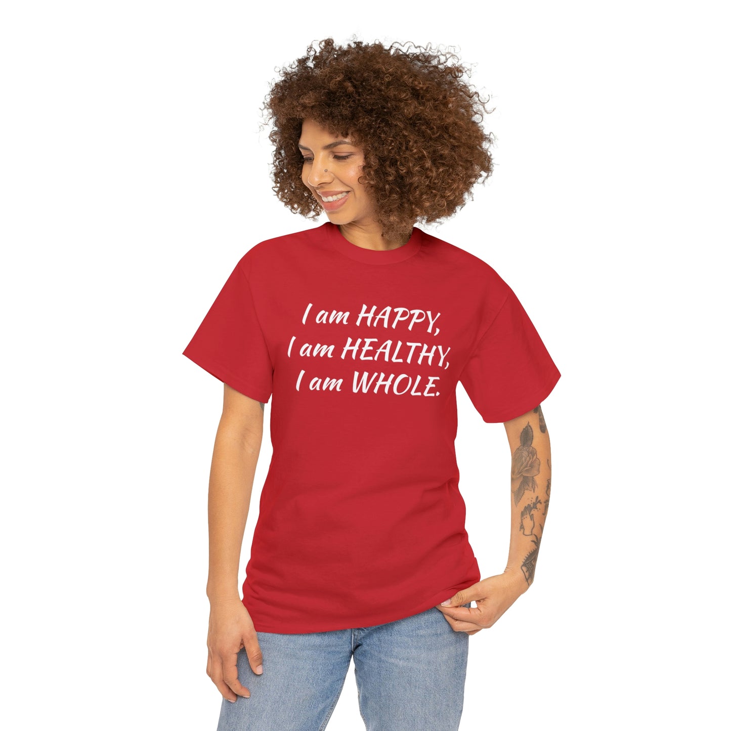 Happy, Healthy, Whole- Unisex Jersey Short Sleeve Tee