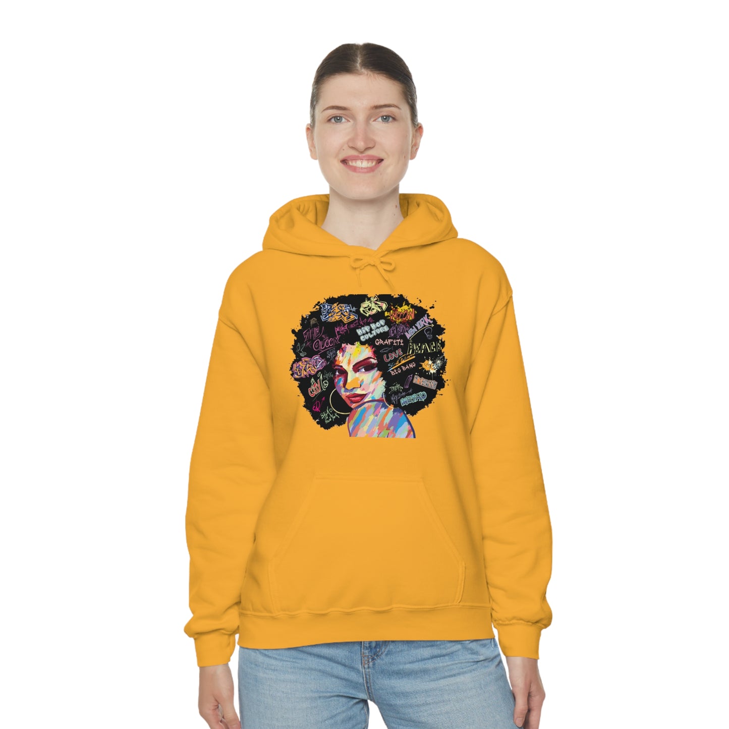 Hip Hop Queen- Unisex Heavy Blend™ Hooded Sweatshirt