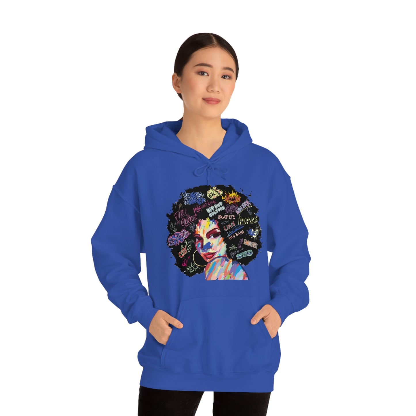 Hip Hop Queen- Unisex Heavy Blend™ Hooded Sweatshirt