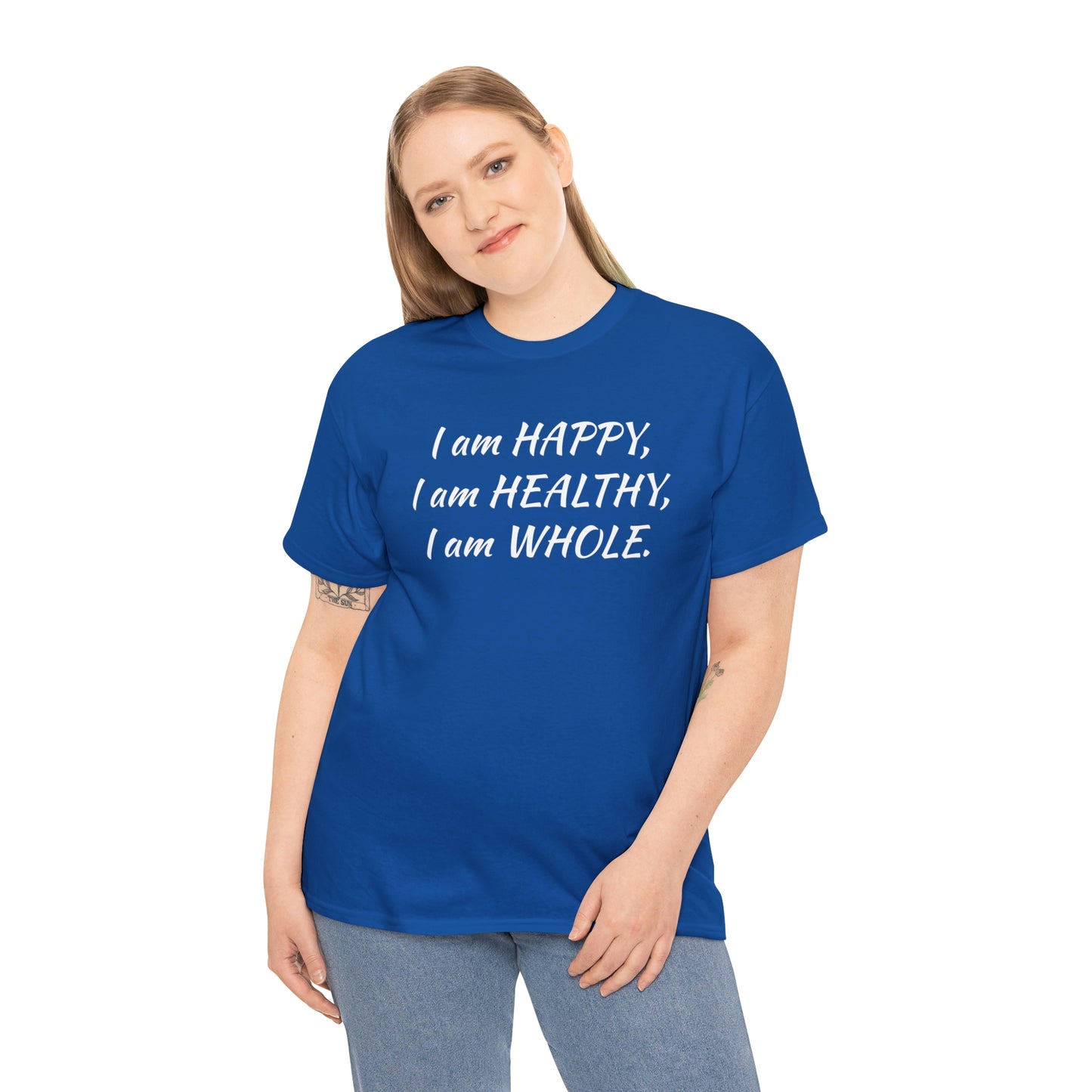 Happy, Healthy, Whole- Unisex Jersey Short Sleeve Tee