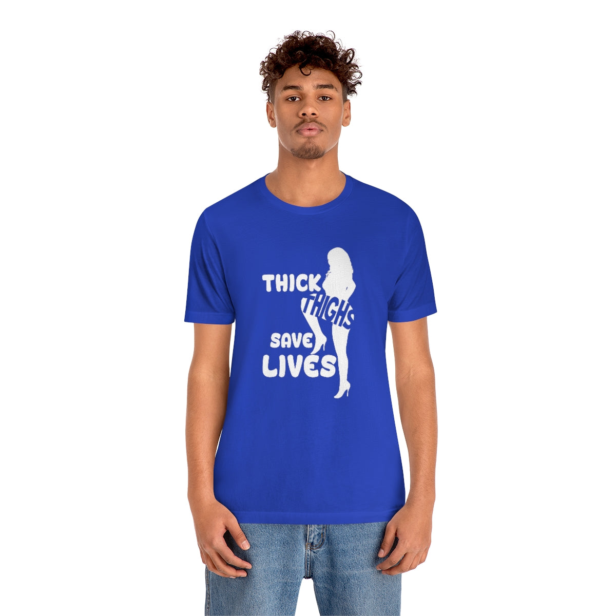 Thick Thighs- Unisex Jersey Short Sleeve Tee